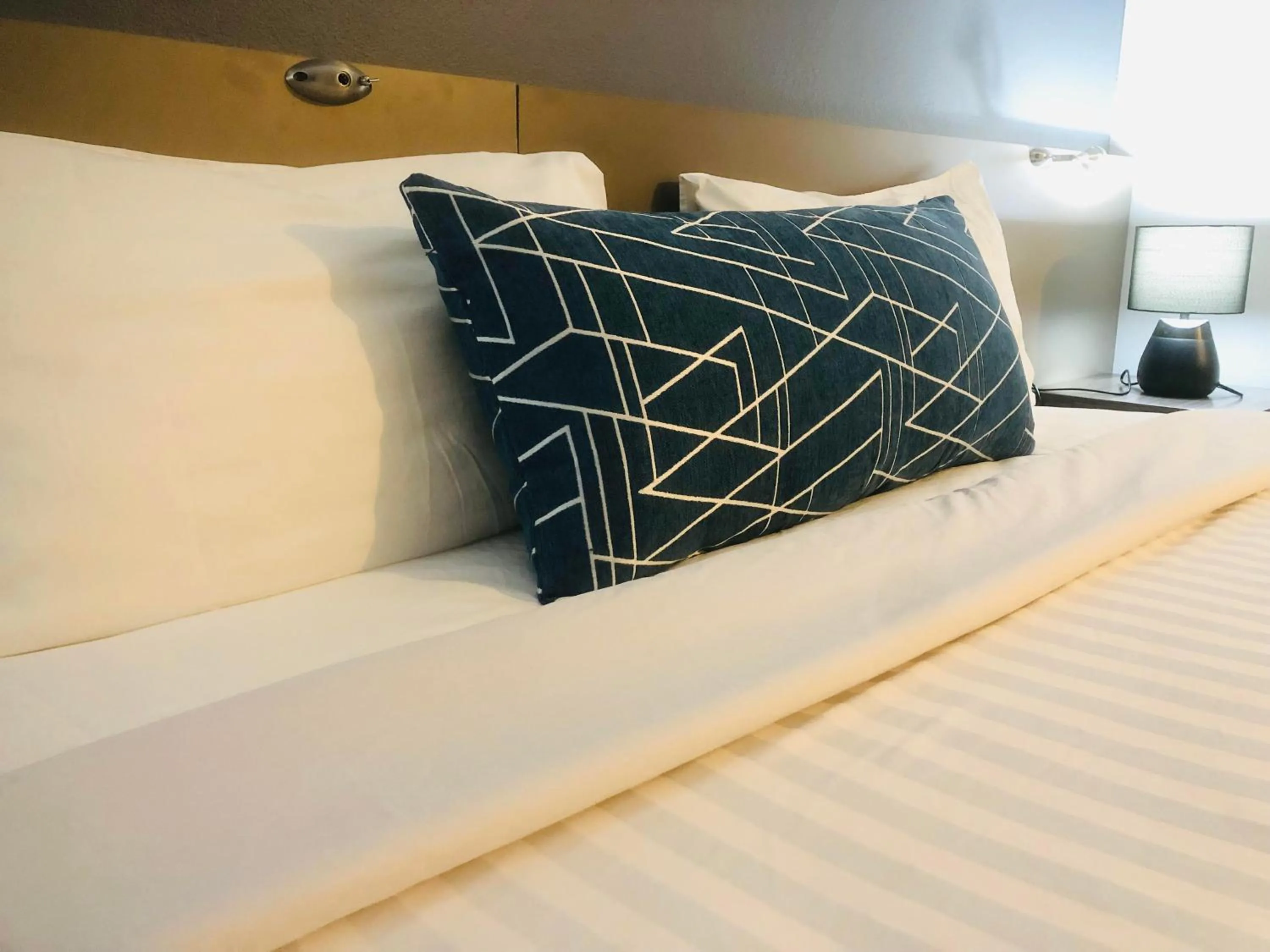 Bed in Parkway Motel