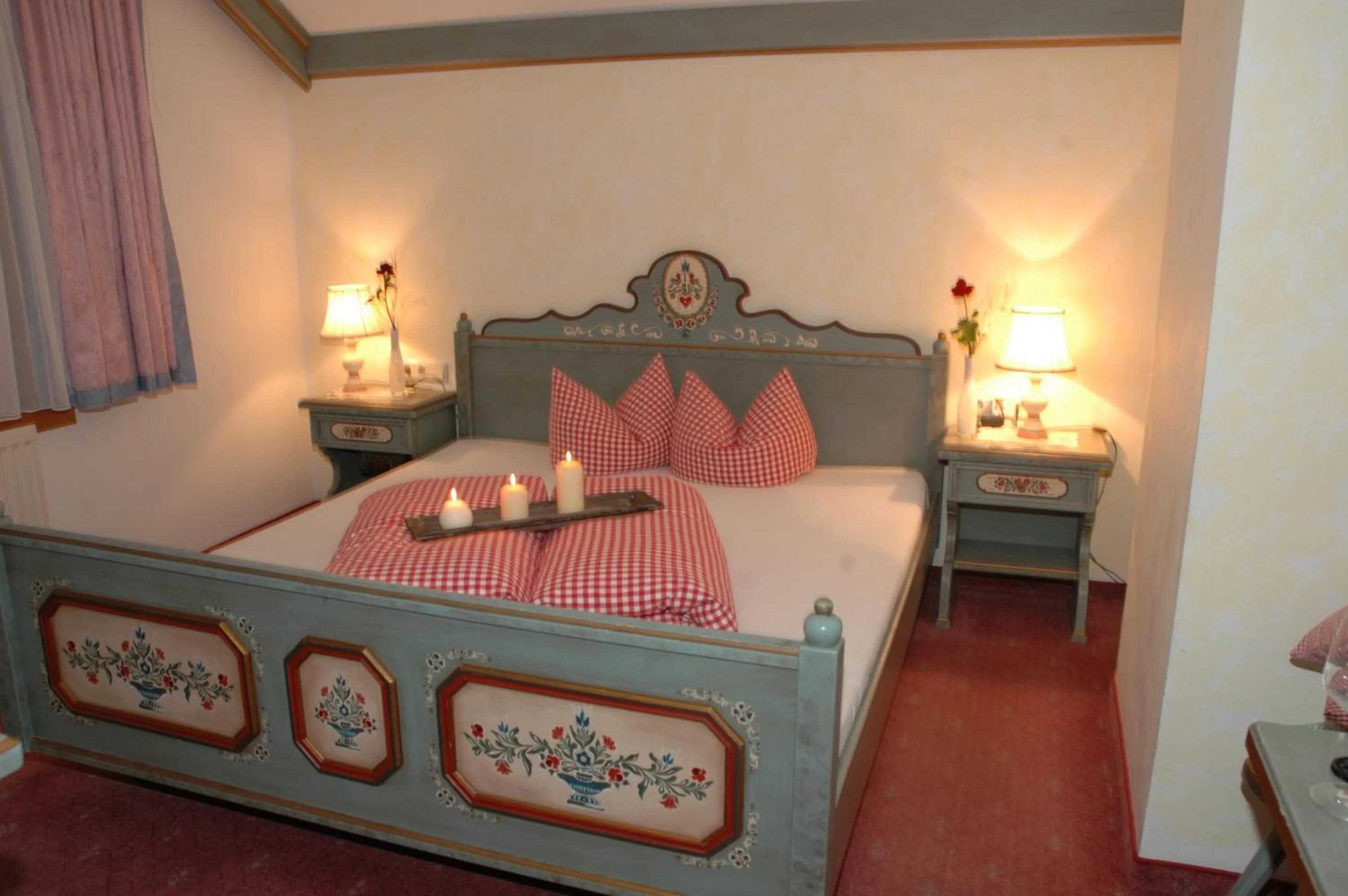 Bed in Hotel Gasthaus Schwarzenstein