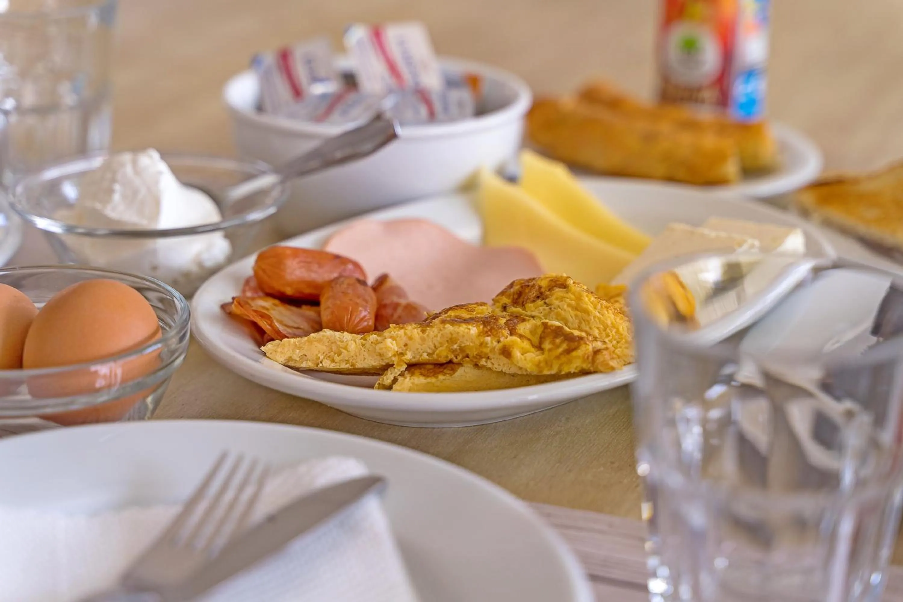 Breakfast in Adonis Hotel Studios & Apartments