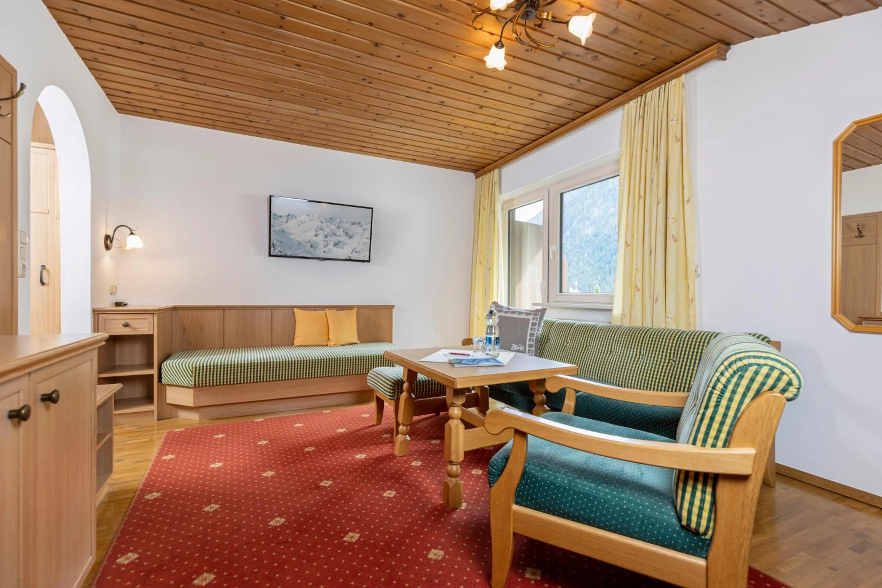 Living room in Appart & Hotel Garni Villa Knauer