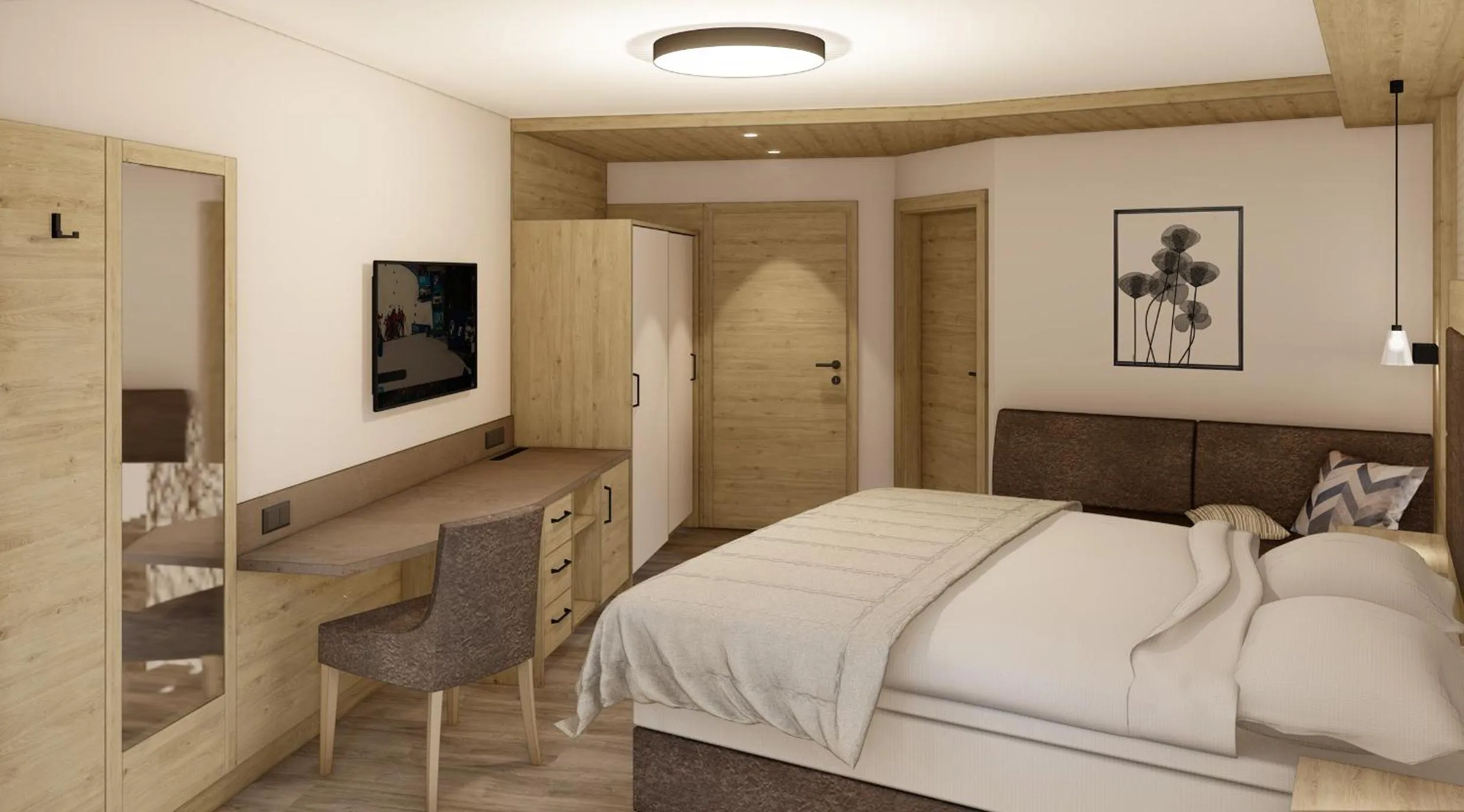 Bedroom, Bed in Appart & Hotel Garni Villa Knauer