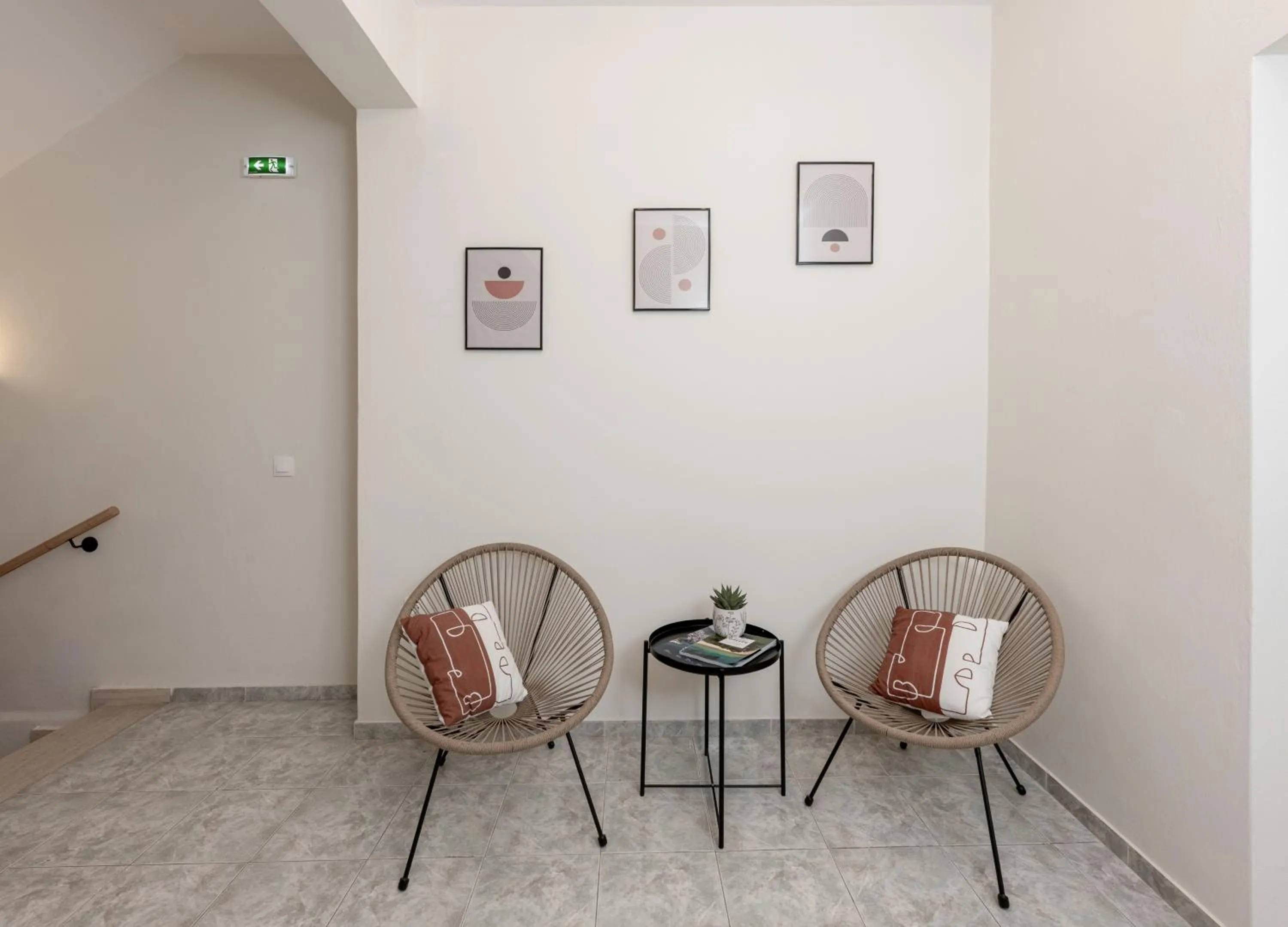 Living room in Capella Skiathos, Town