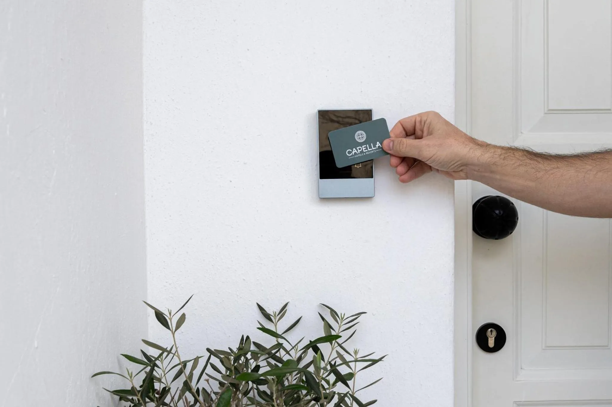 Facade/entrance in Capella Skiathos, Town