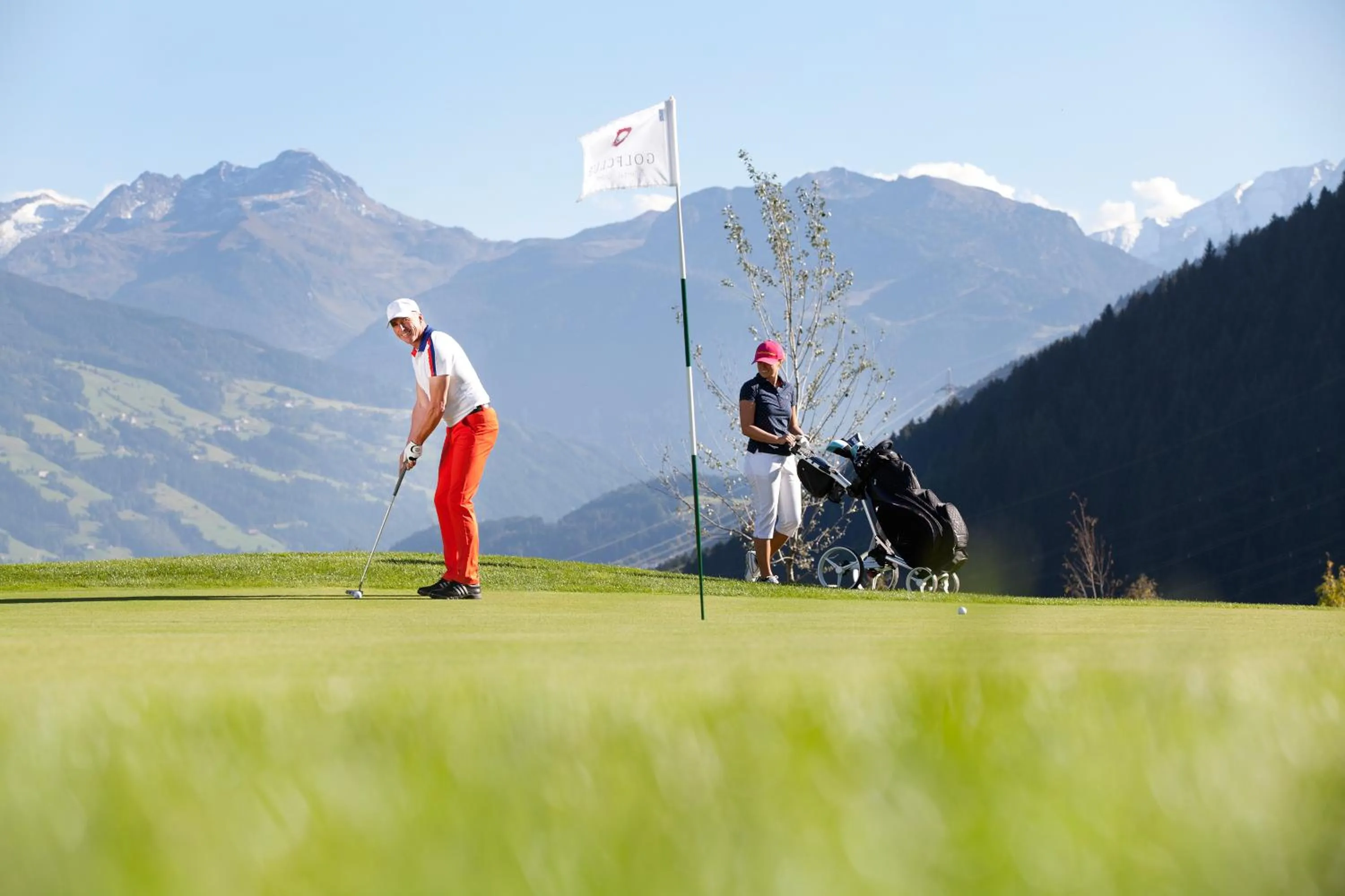 Golfcourse in Hotel Standlhof Zillertal