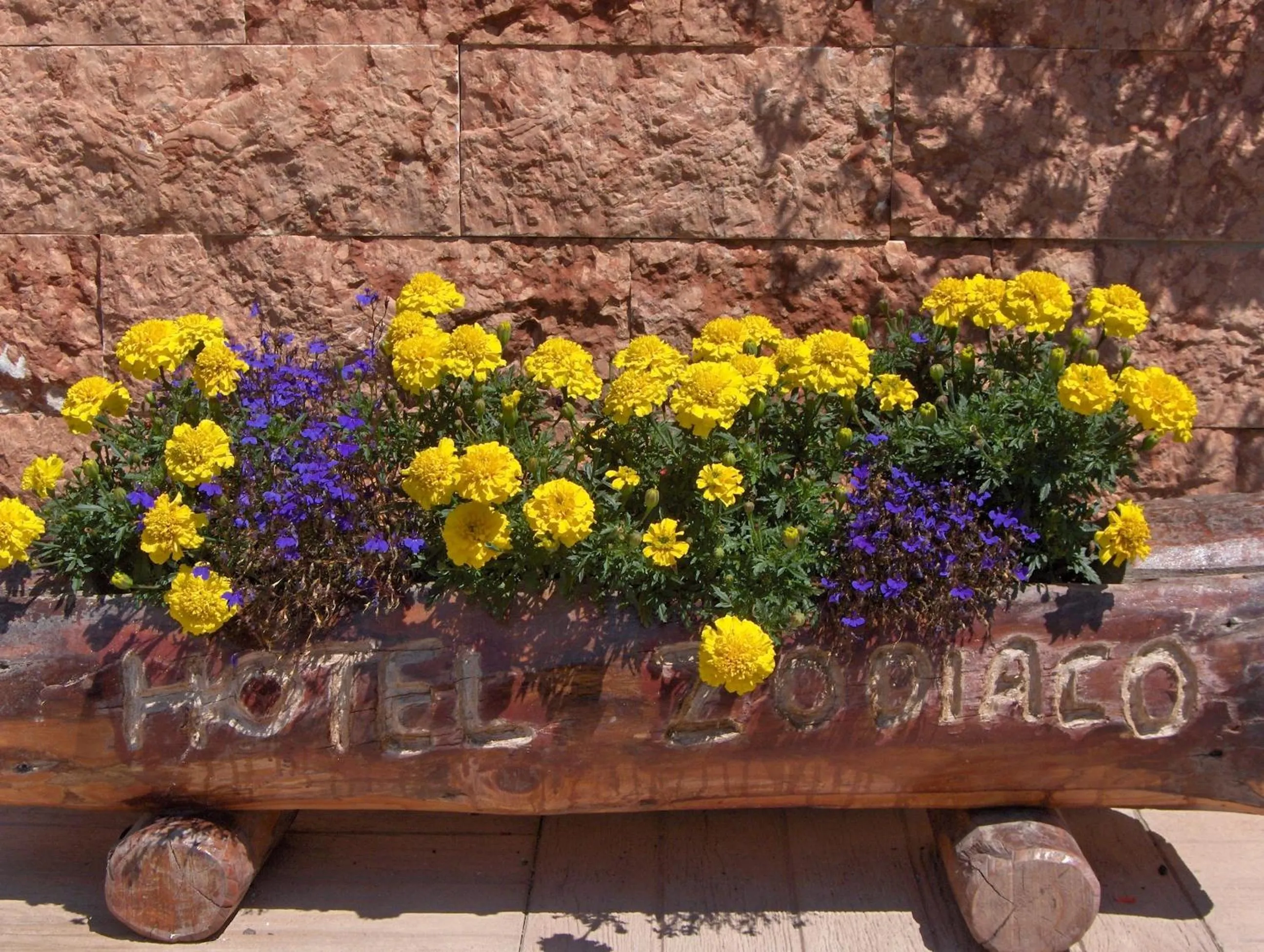 Decorative detail in Hotel Allo Zodiaco