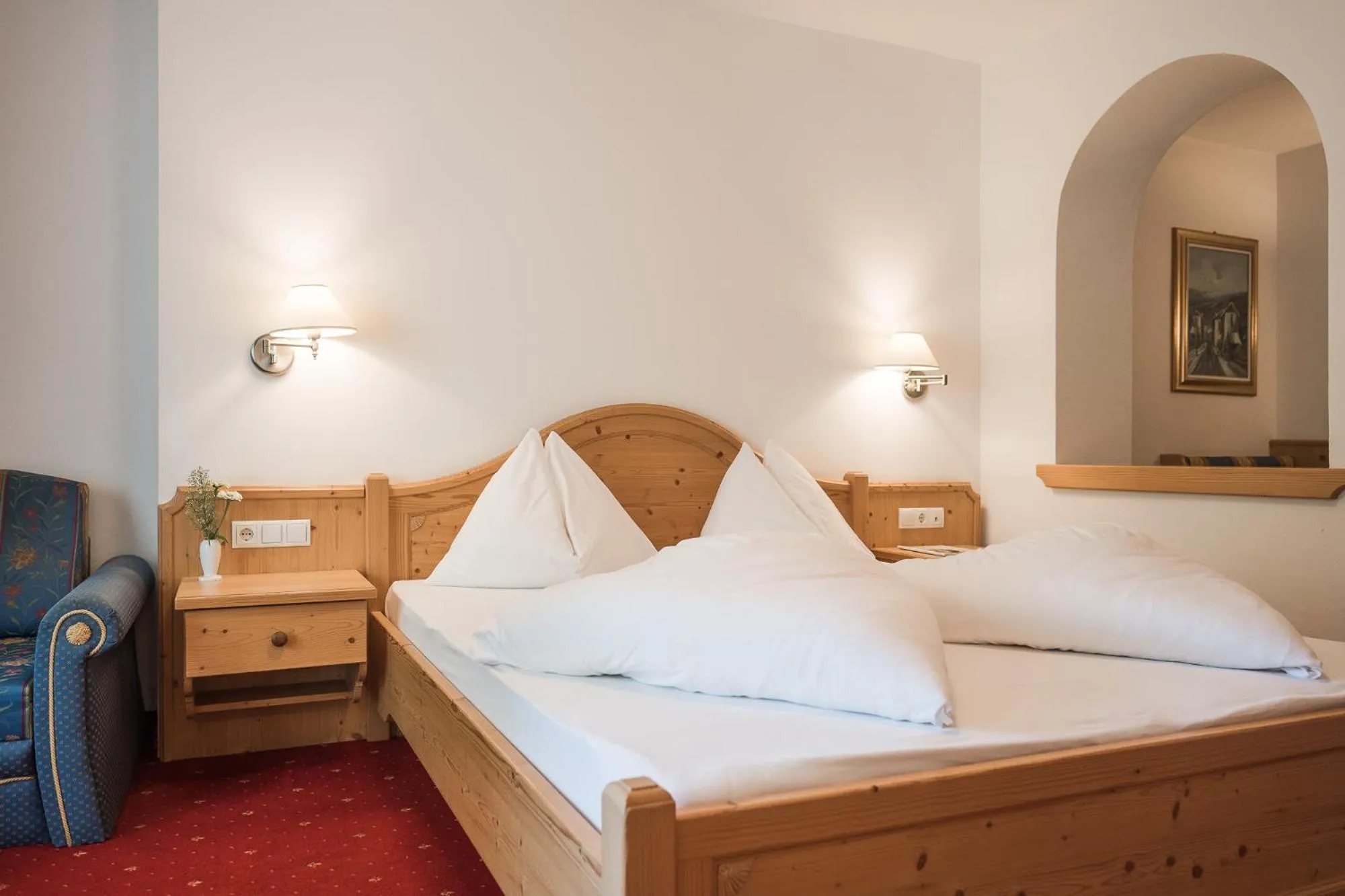 Bedroom, Bed in Park Hotel Villa Etschland