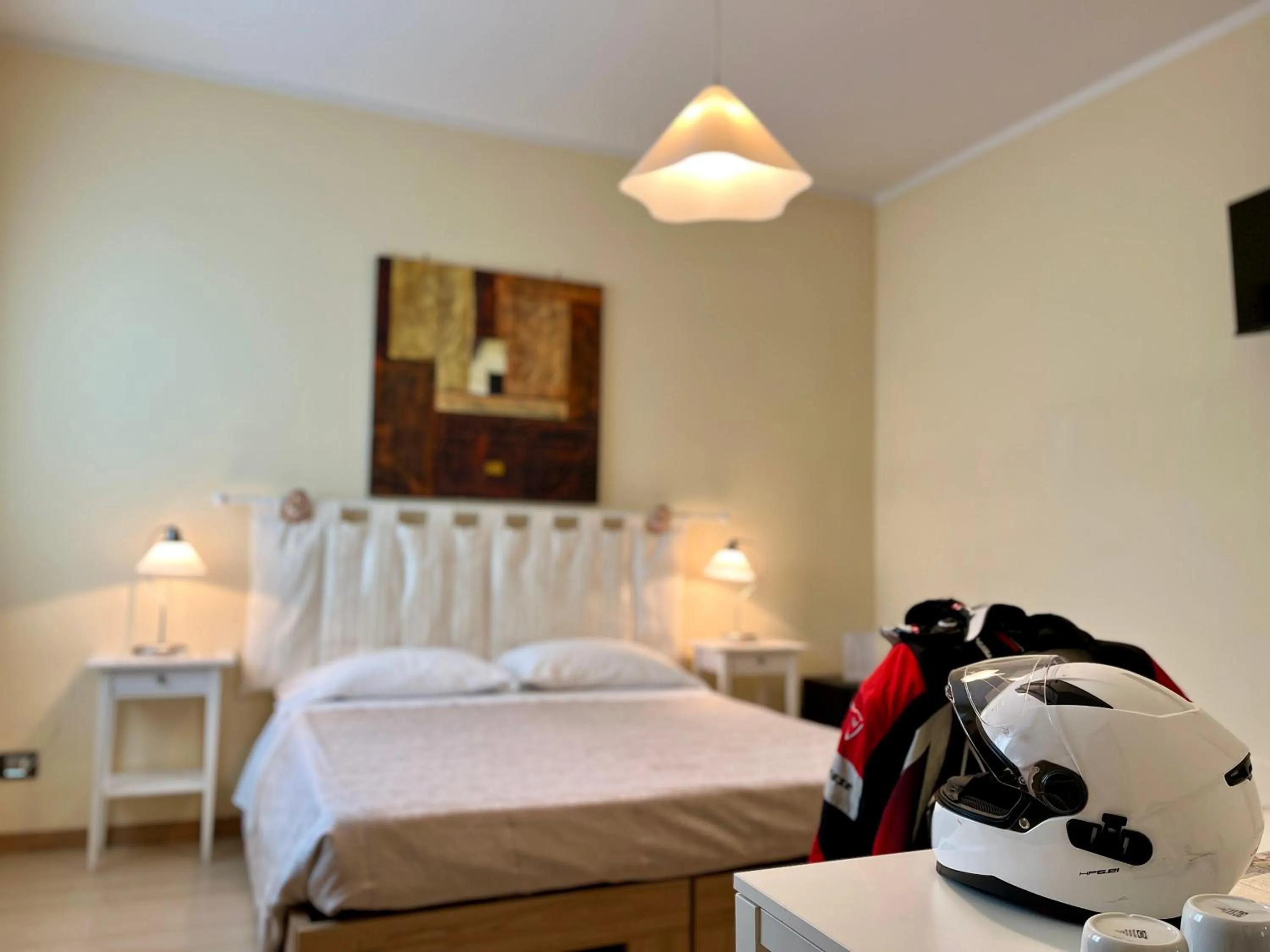 Bed in Eremes Rooms & Apartments