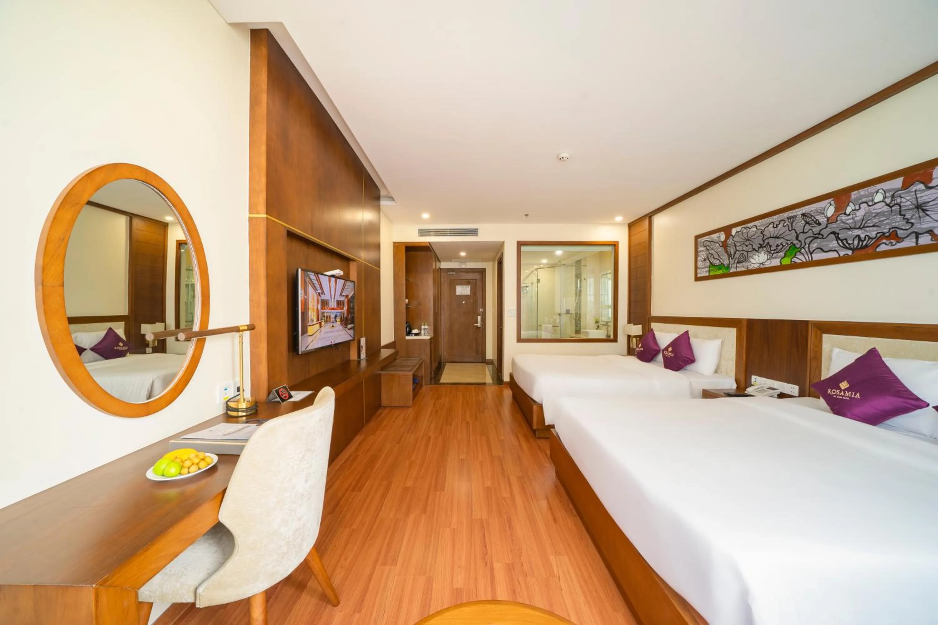 Bed in Rosamia Da Nang Hotel