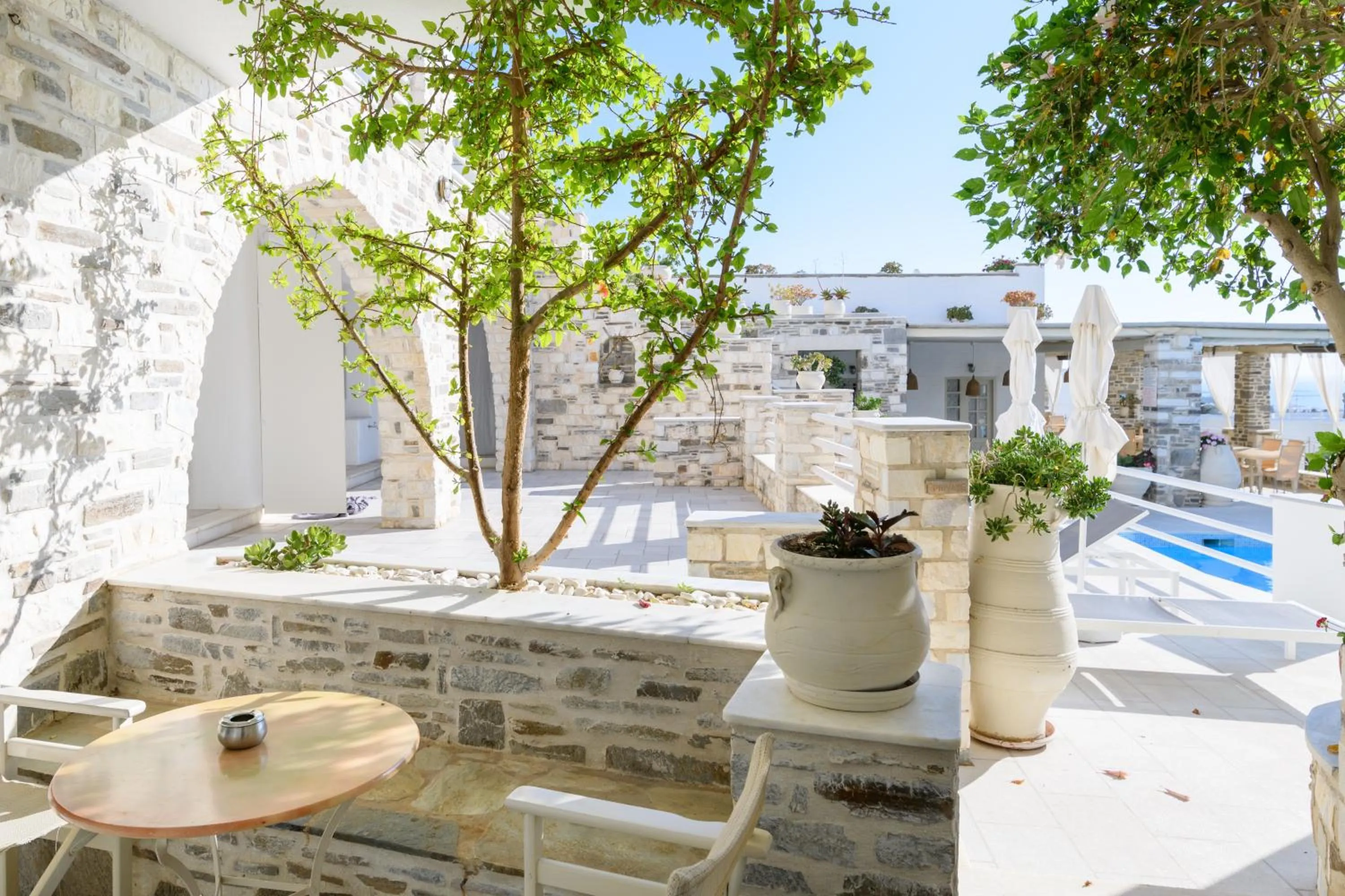 Patio in Sunset View Hotel