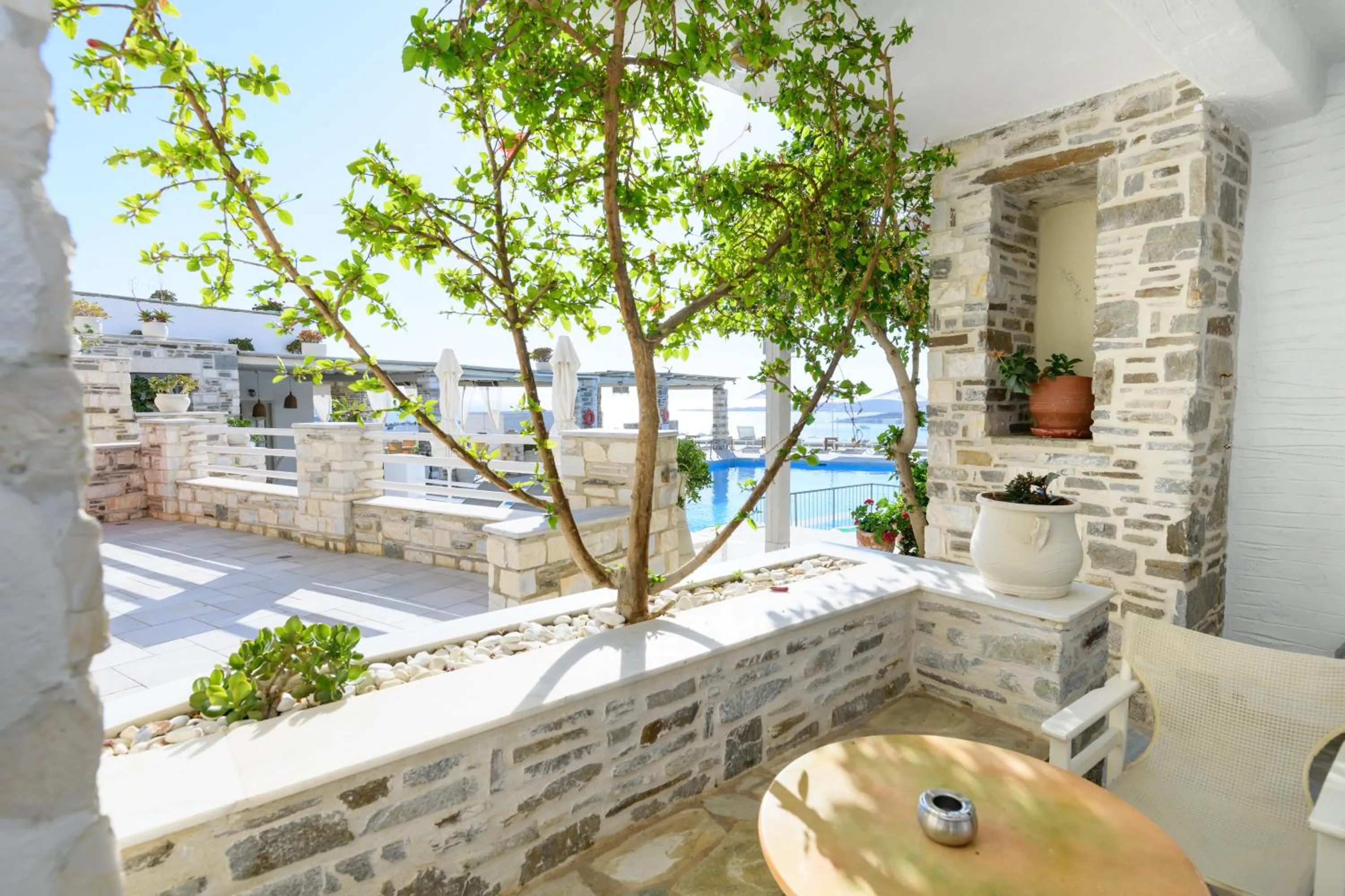 Patio in Sunset View Hotel