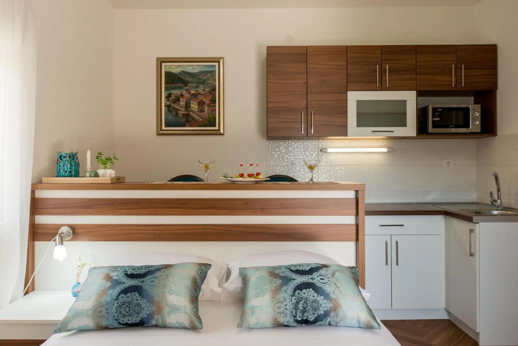 Bed in Apartments Stella del Mare