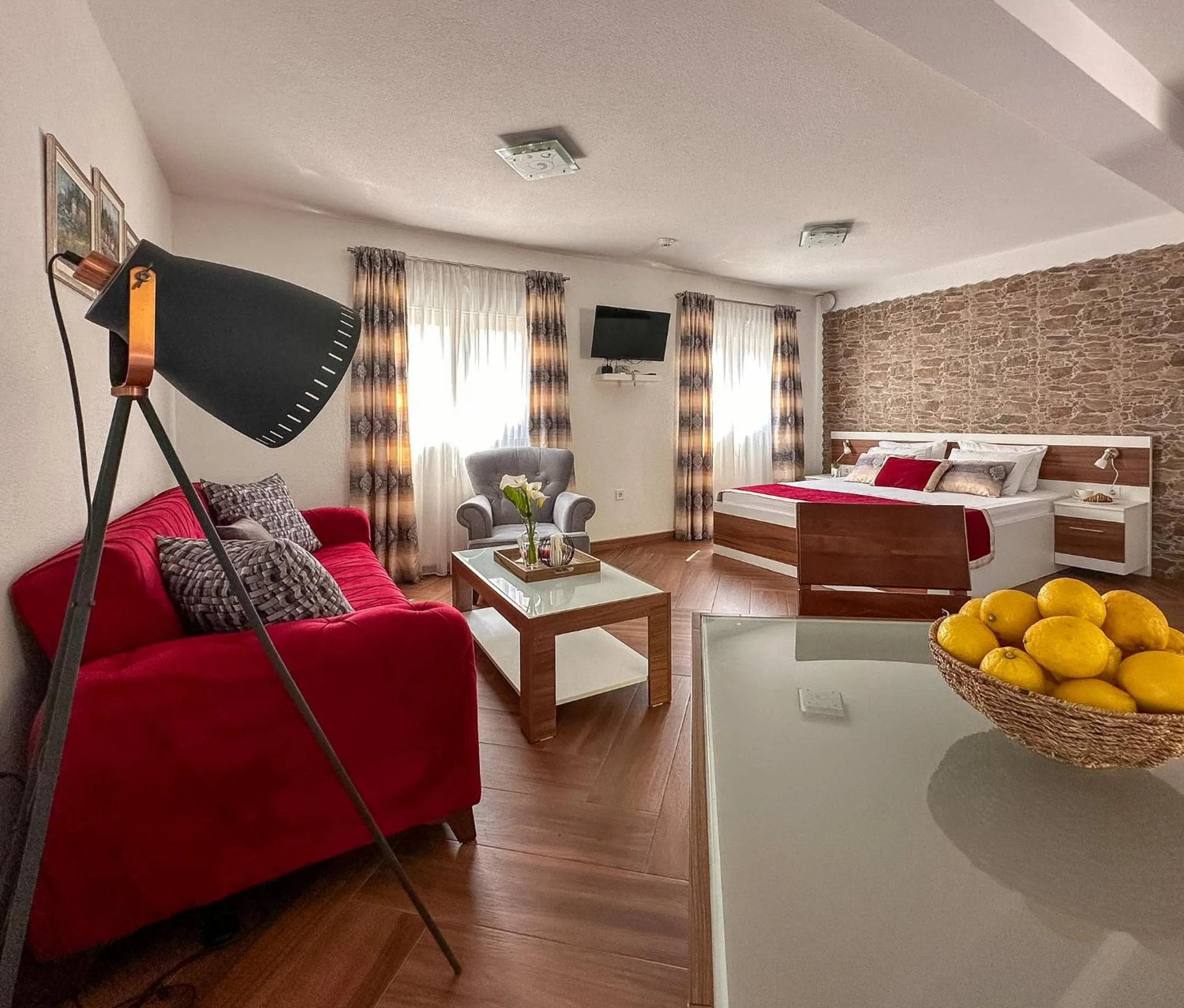 Bed in Apartments Stella del Mare
