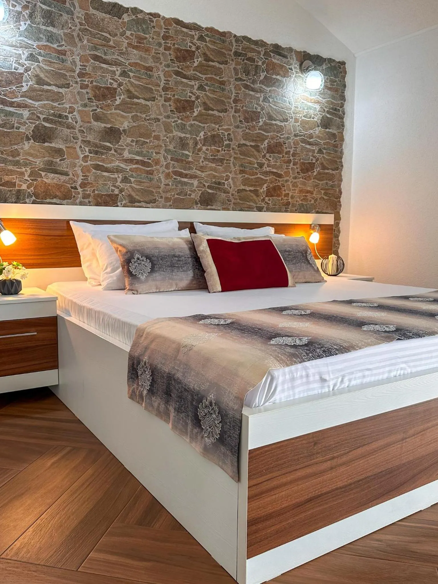 Bed in Apartments Stella del Mare