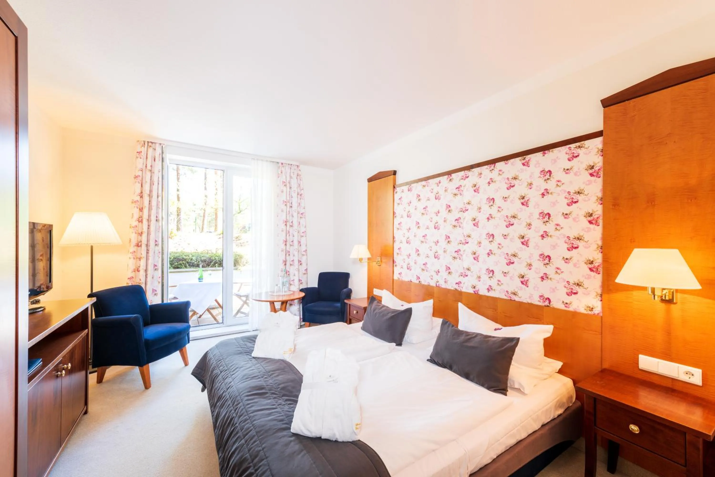 Bed in Bel Air Strandhotel Glowe