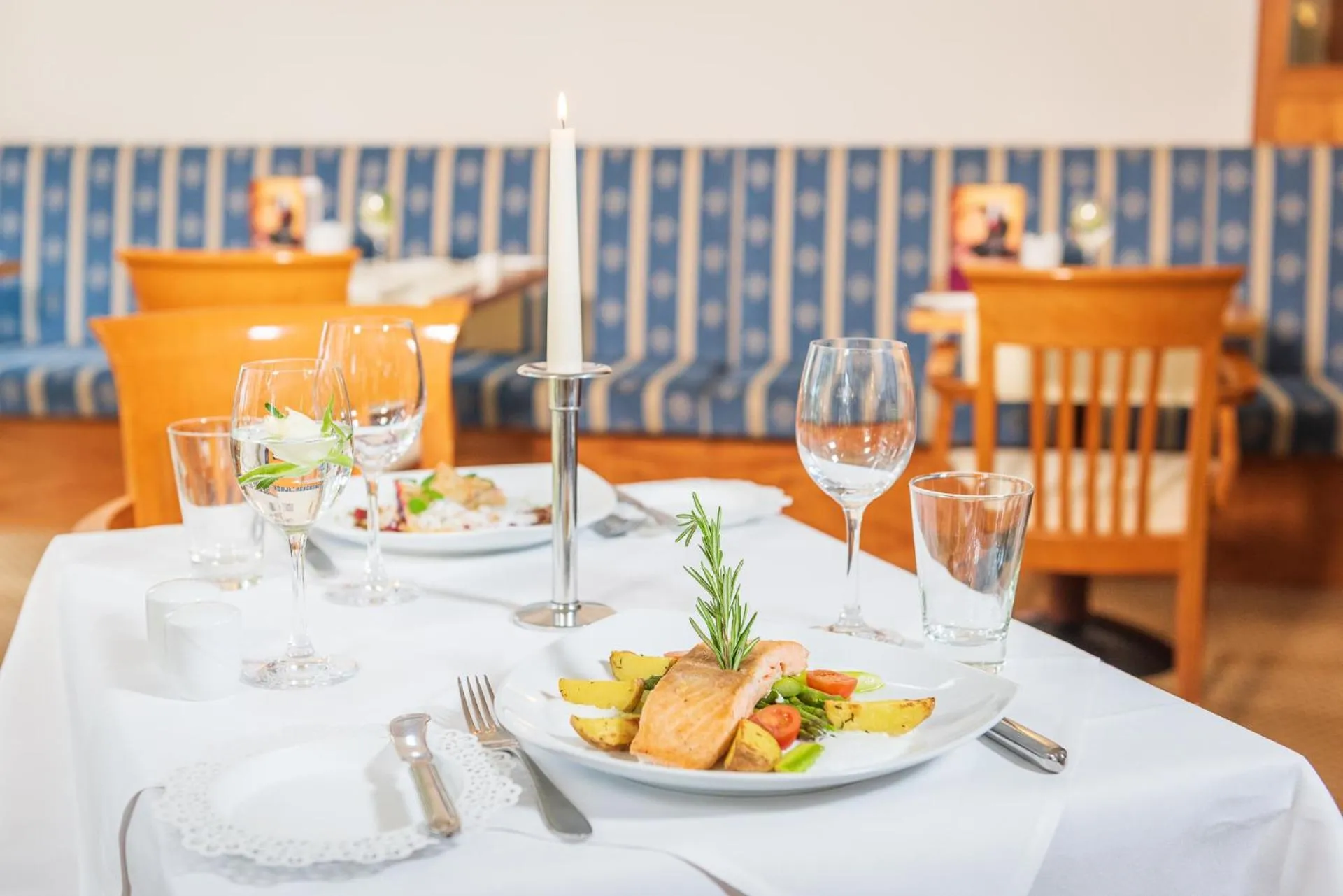 Food close-up in Bel Air Strandhotel Glowe