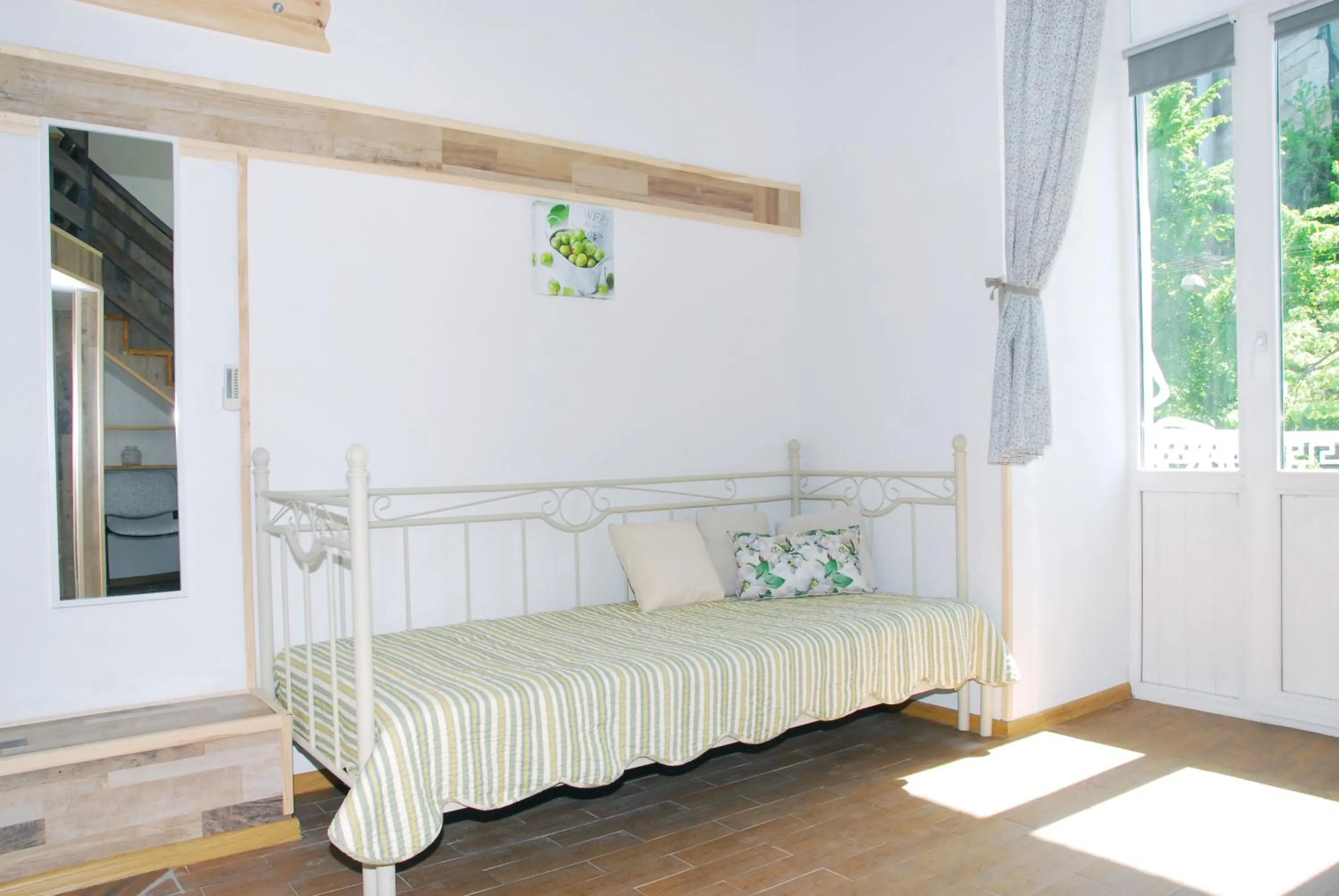 Decorative detail, Bed in Maison Blanche Kyiv city center