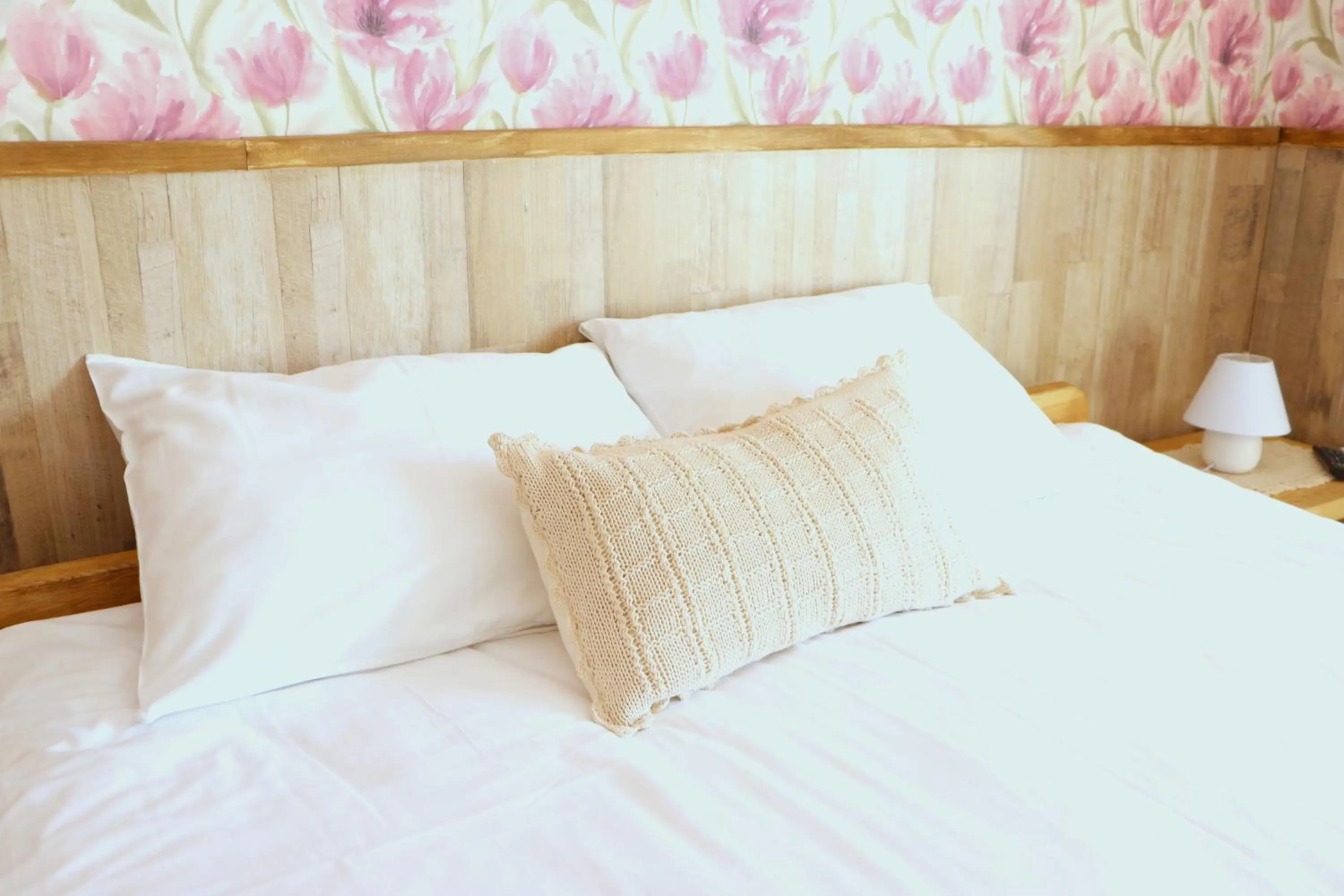 Decorative detail, Bed in Maison Blanche Kyiv city center