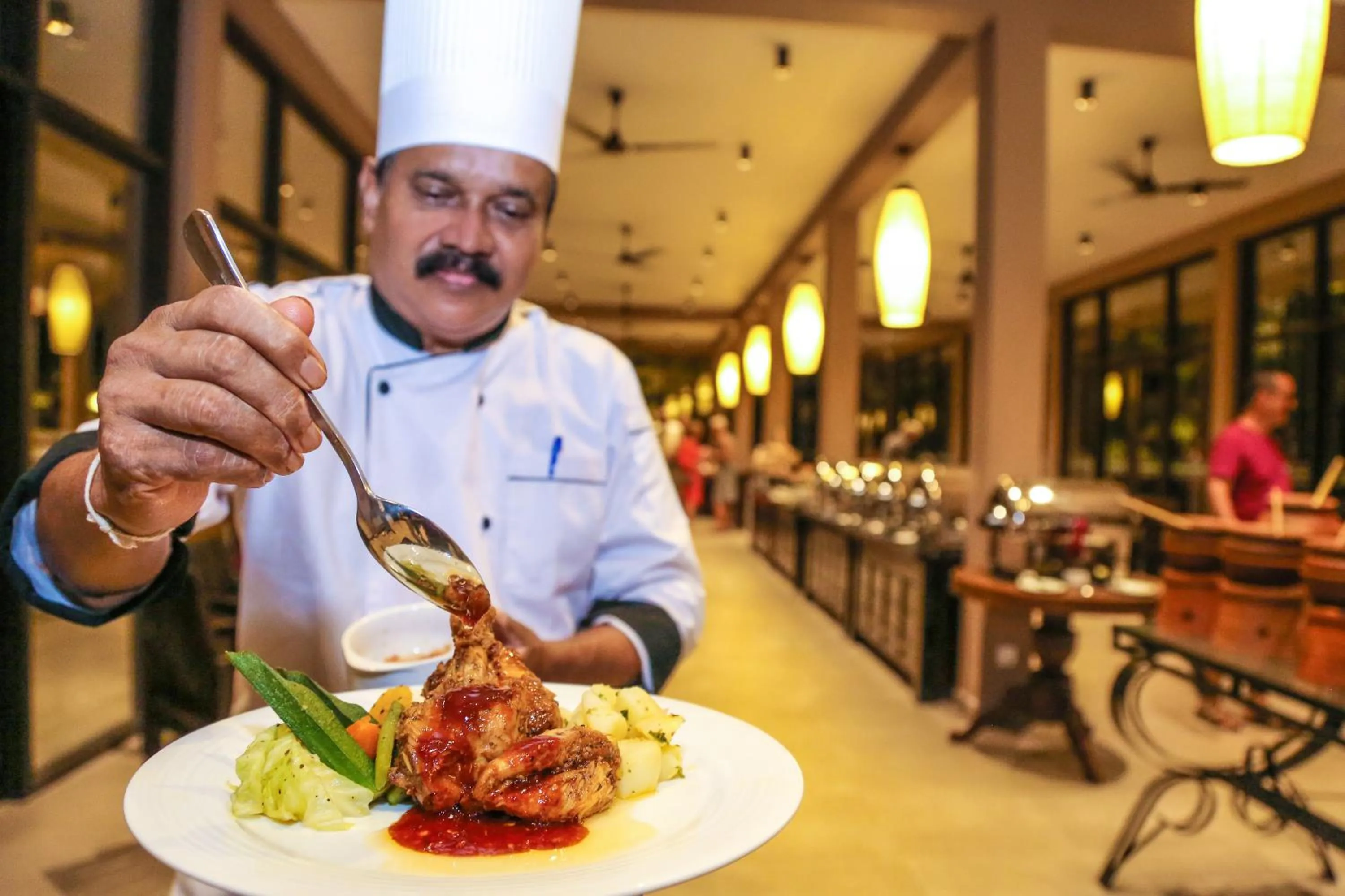 Lunch in Oak Ray Wild Yala