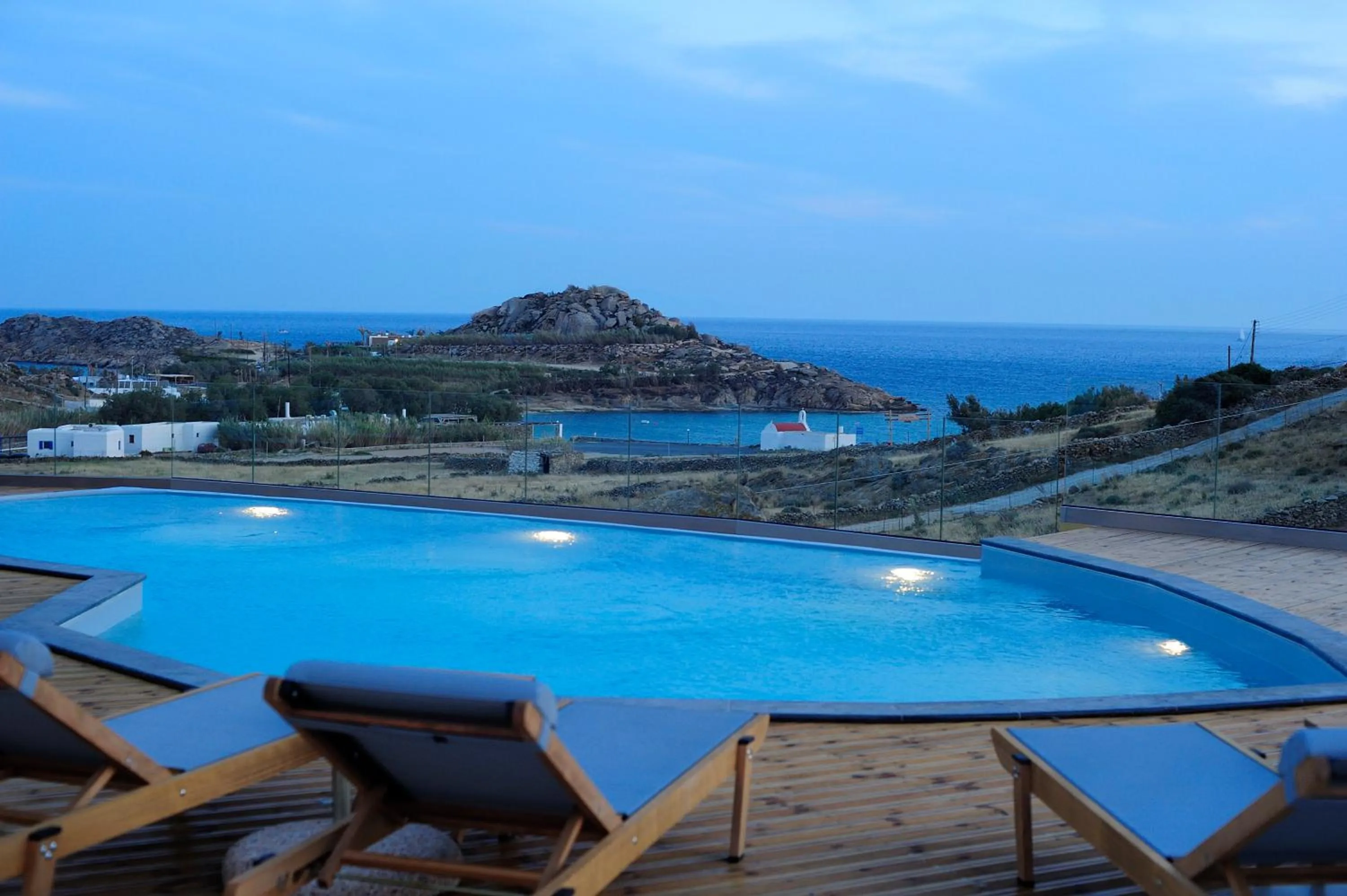 Swimming pool in Almyra Guest Houses