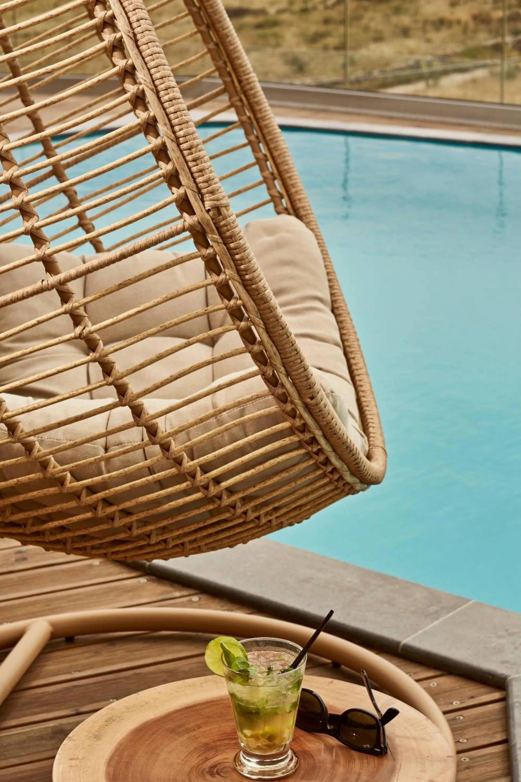 Swimming pool in Almyra Guest Houses