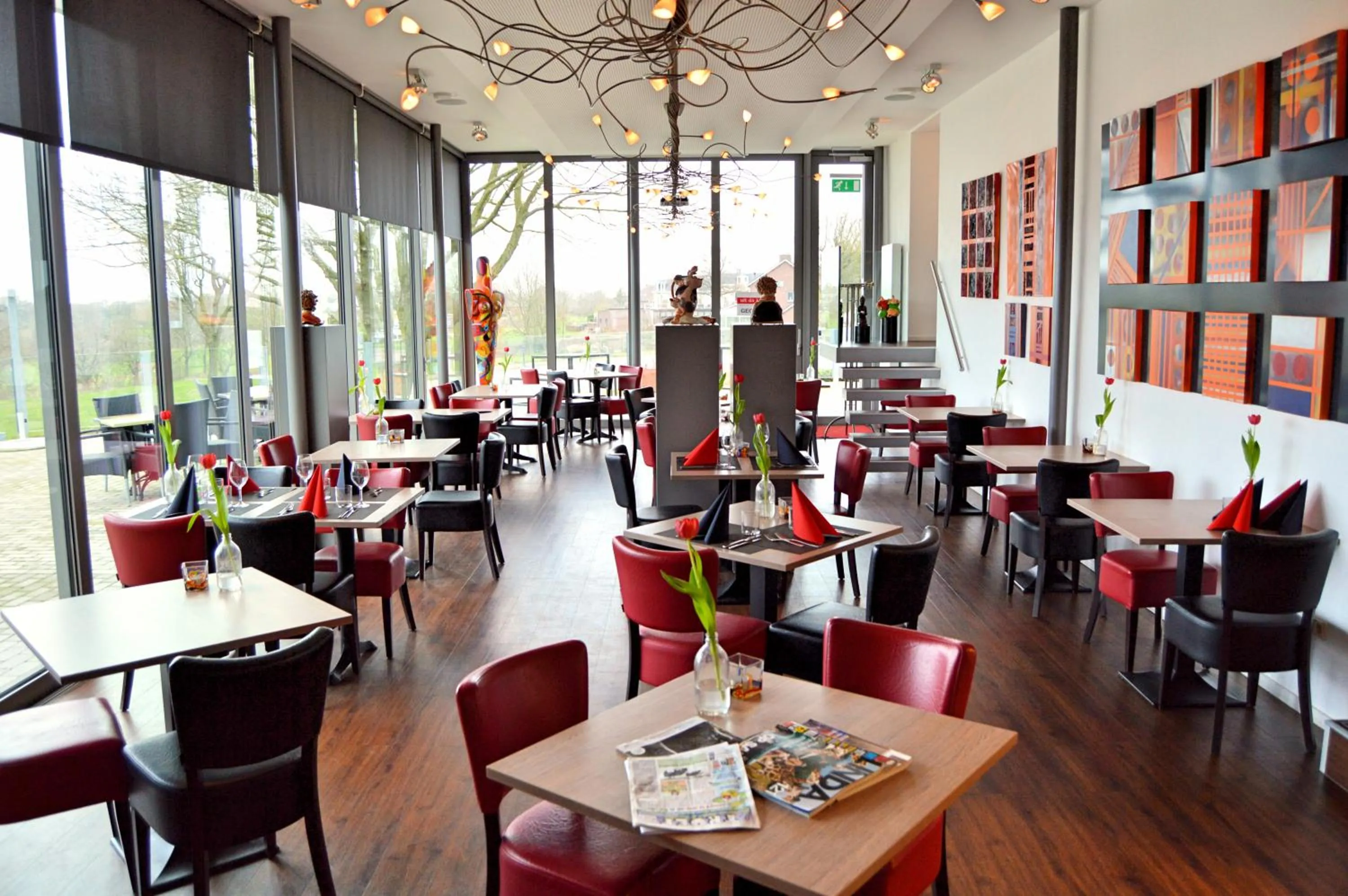 Decorative detail in Hotel - Restaurant Uit De Kunst