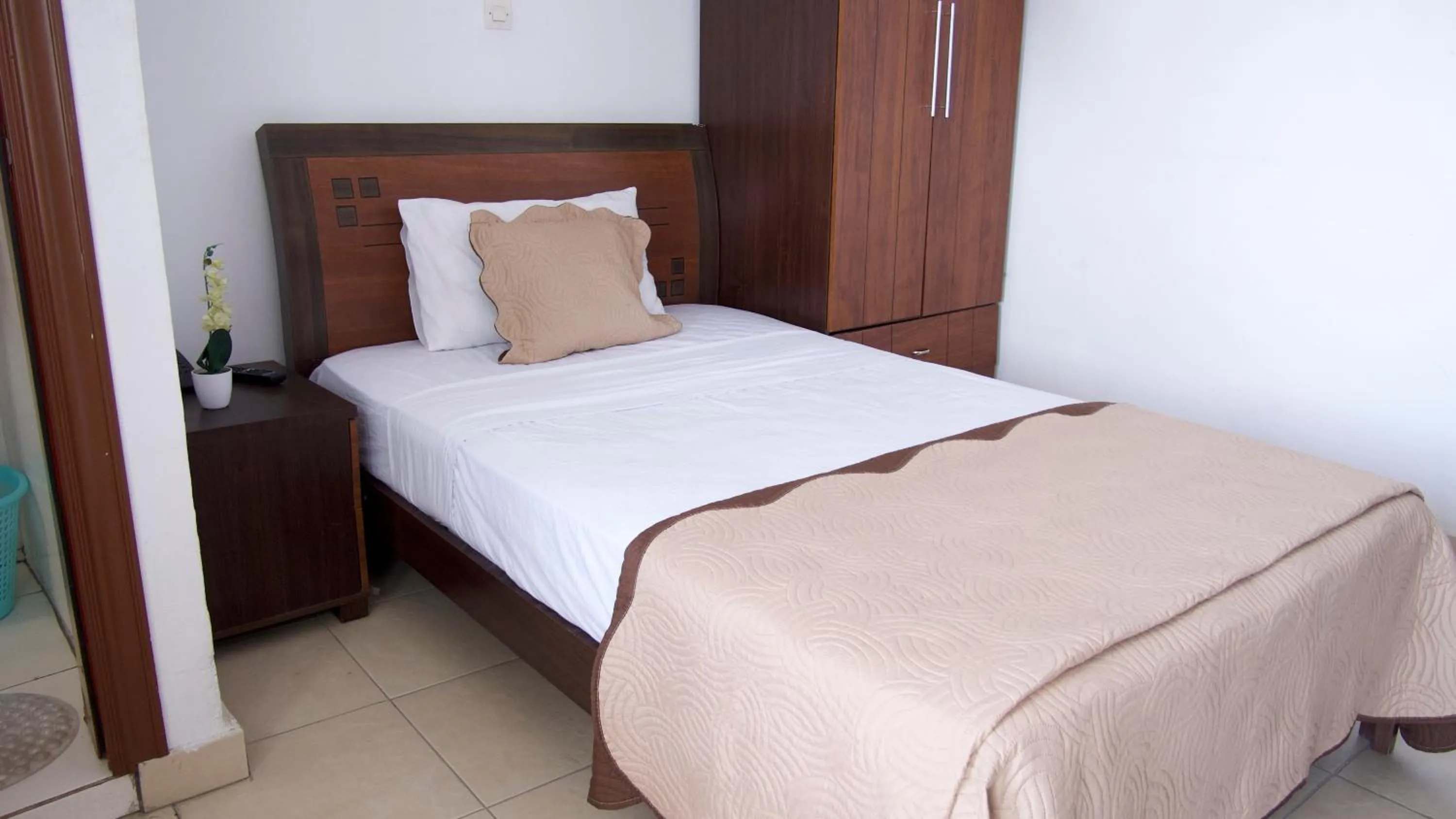 Bed in Océanis Hotel