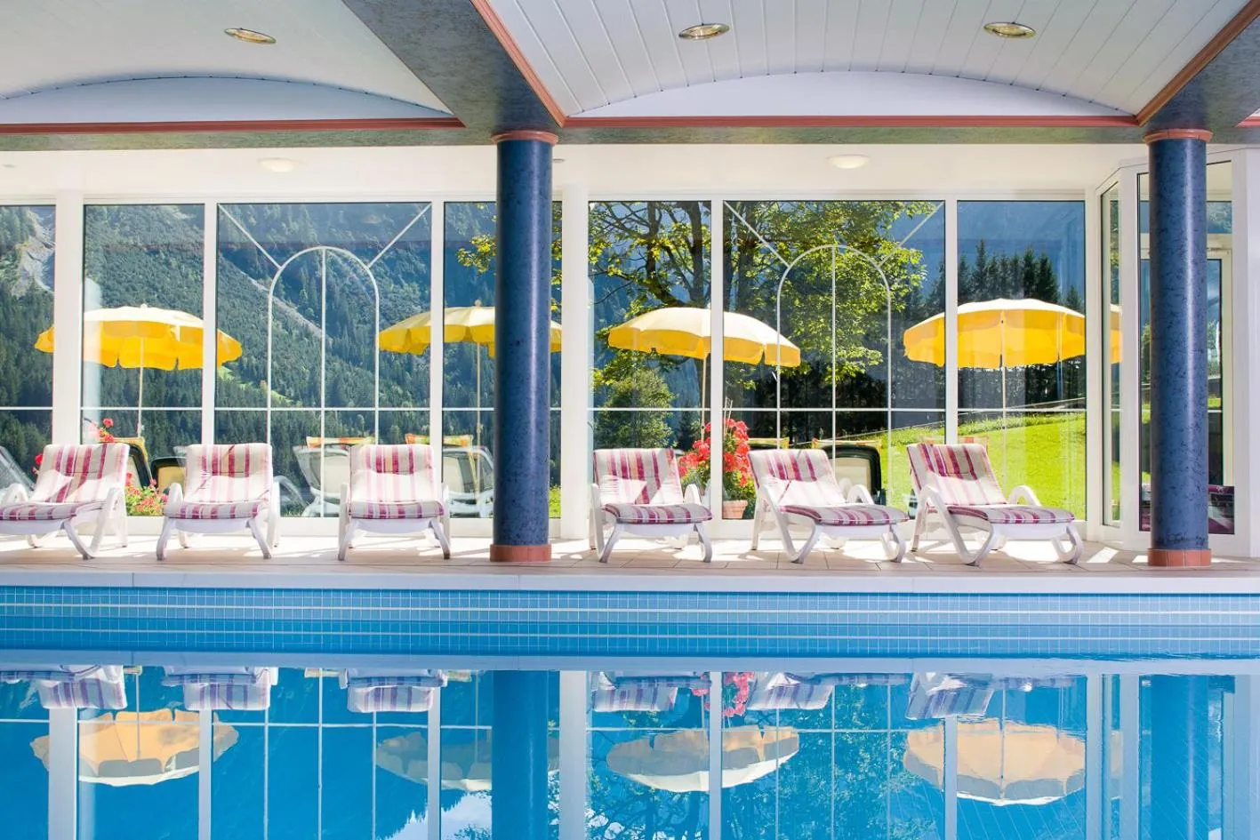 Patio in Hotel Leitner