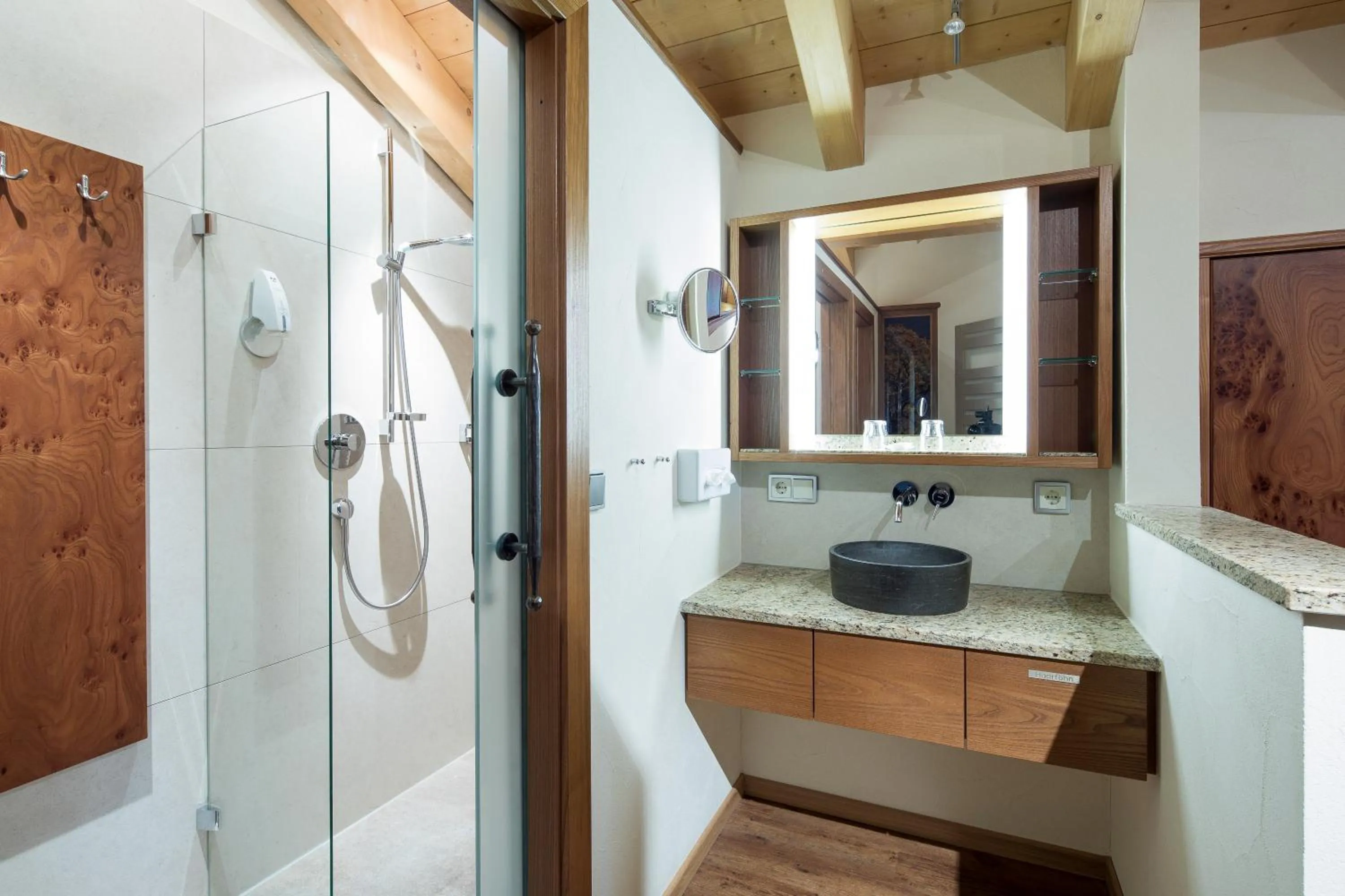 Shower in Hotel Leitner