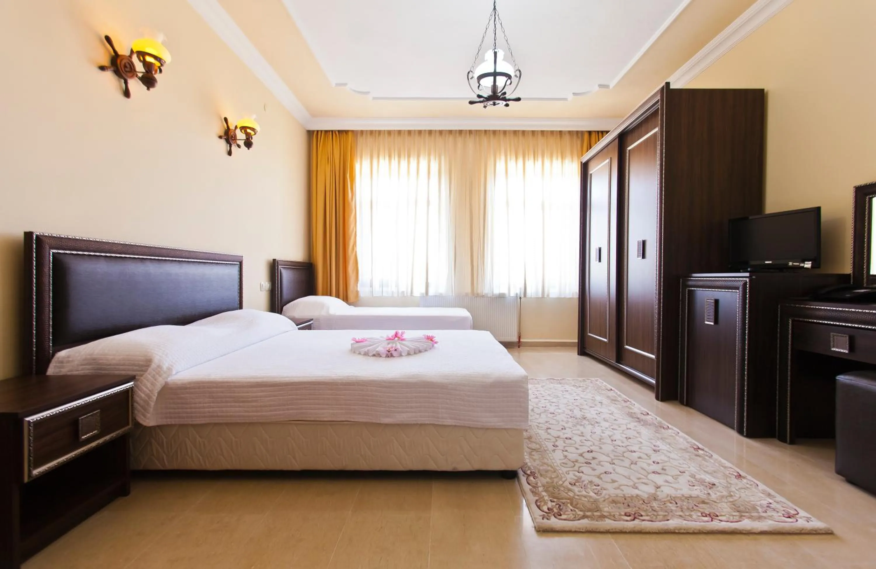 Bed in Turabdin Hotel