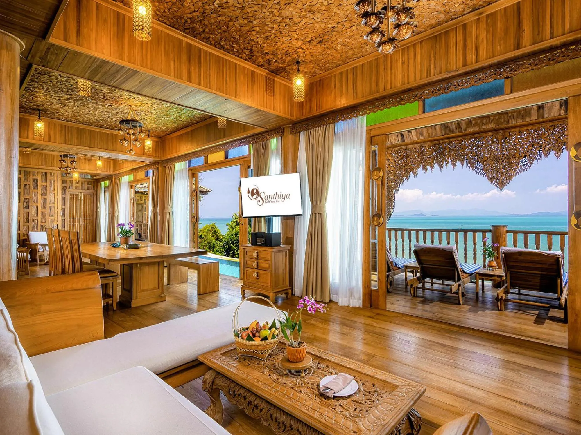 Living room in Santhiya Koh Yao Yai Resort & Spa - Compulsory Join Santhiya Speedboat from-to Ao Po Grand Marina at Phuket