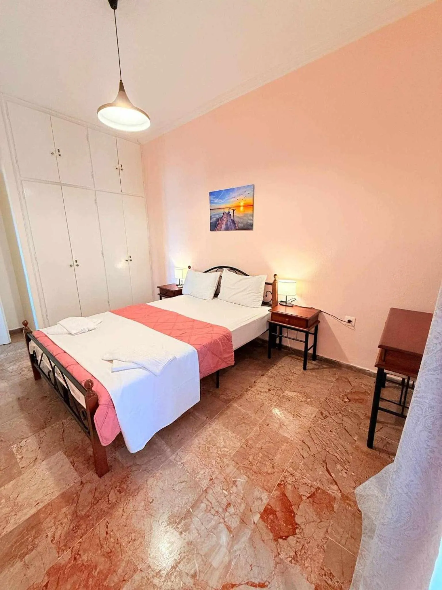 Bedroom, Bed in Corfu Sunflower Apartments