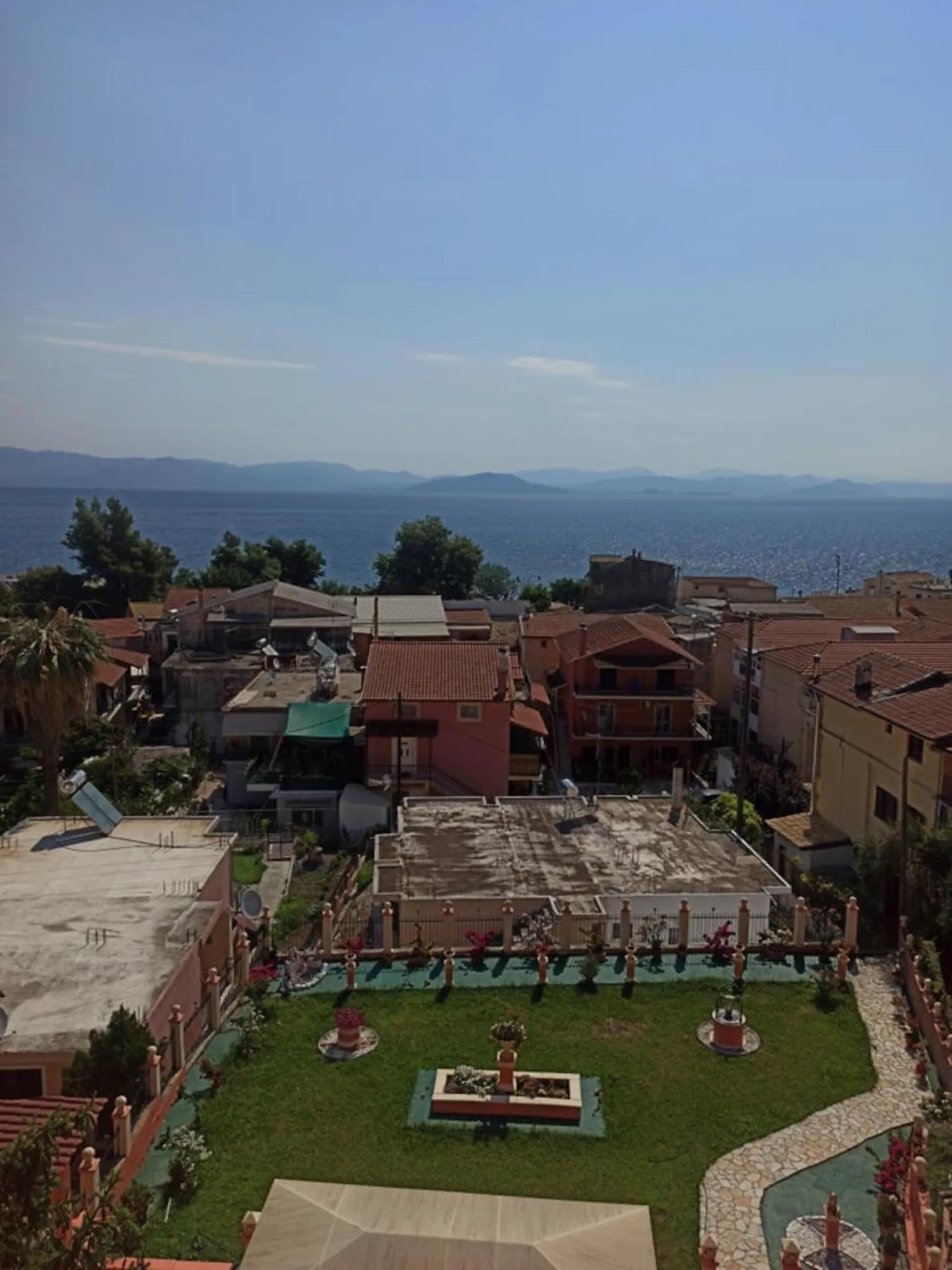 City view in Corfu Sunflower Apartments