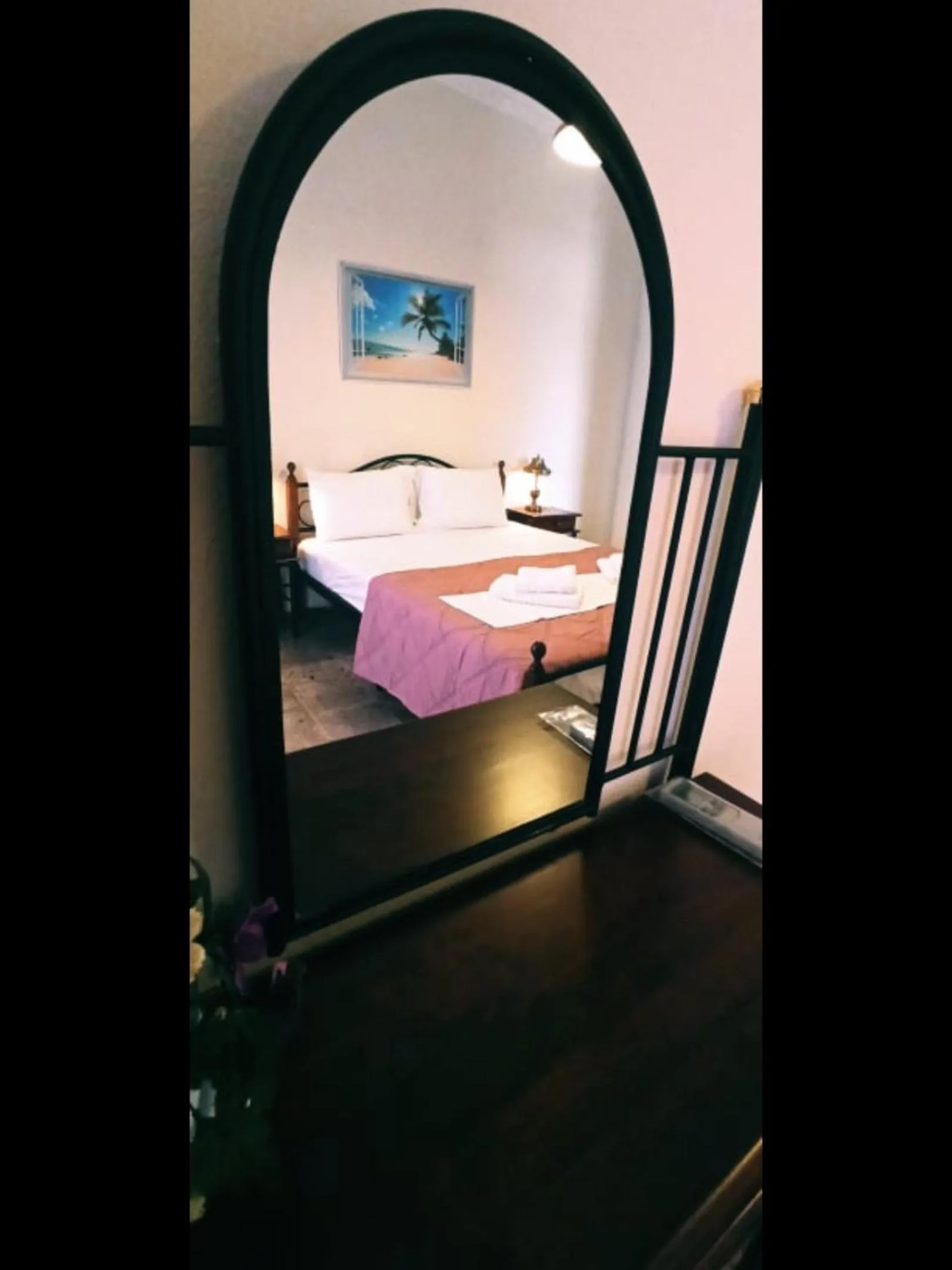 Bed in Corfu Sunflower Apartments