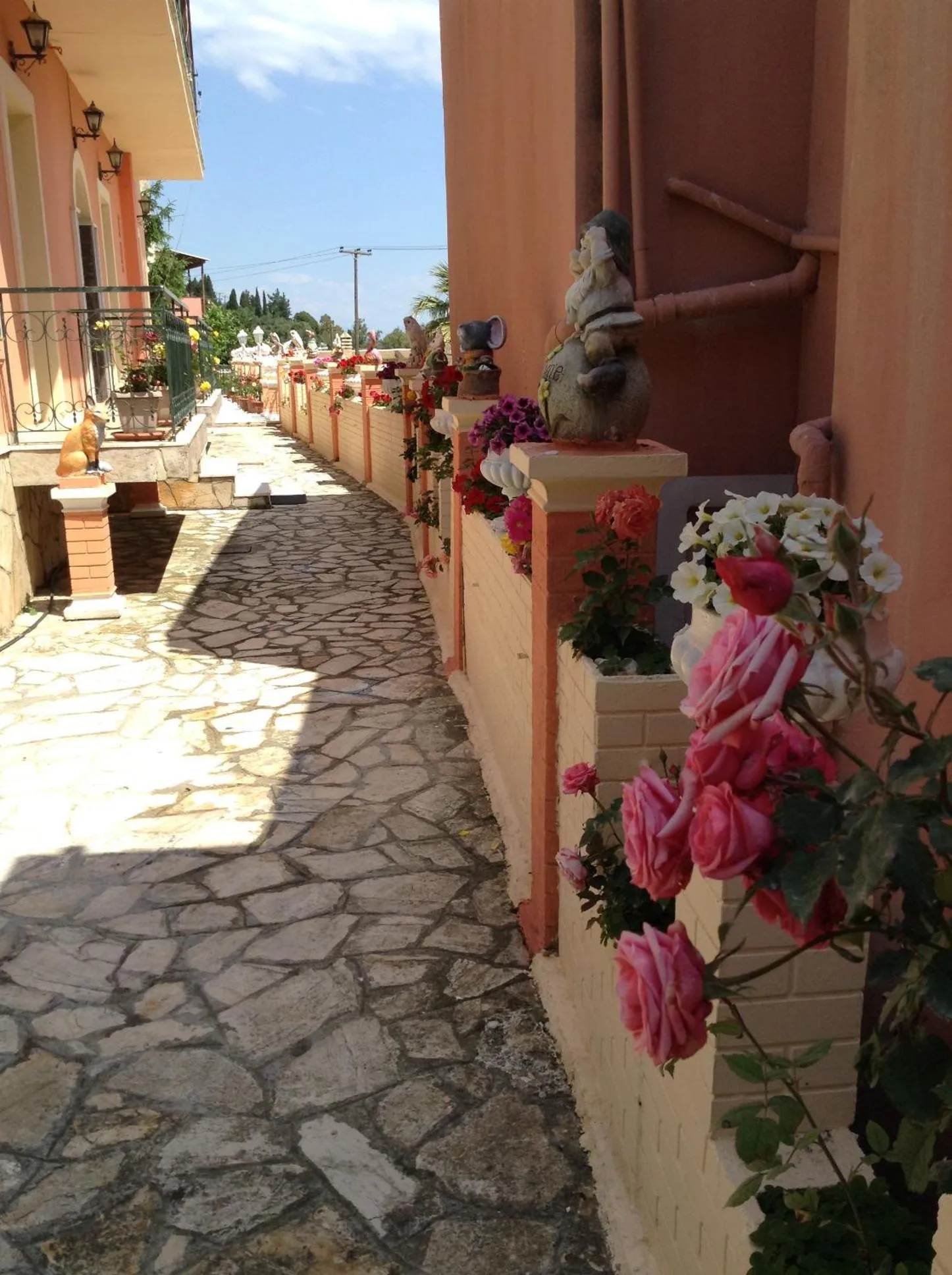 Facade/entrance in Corfu Sunflower Apartments