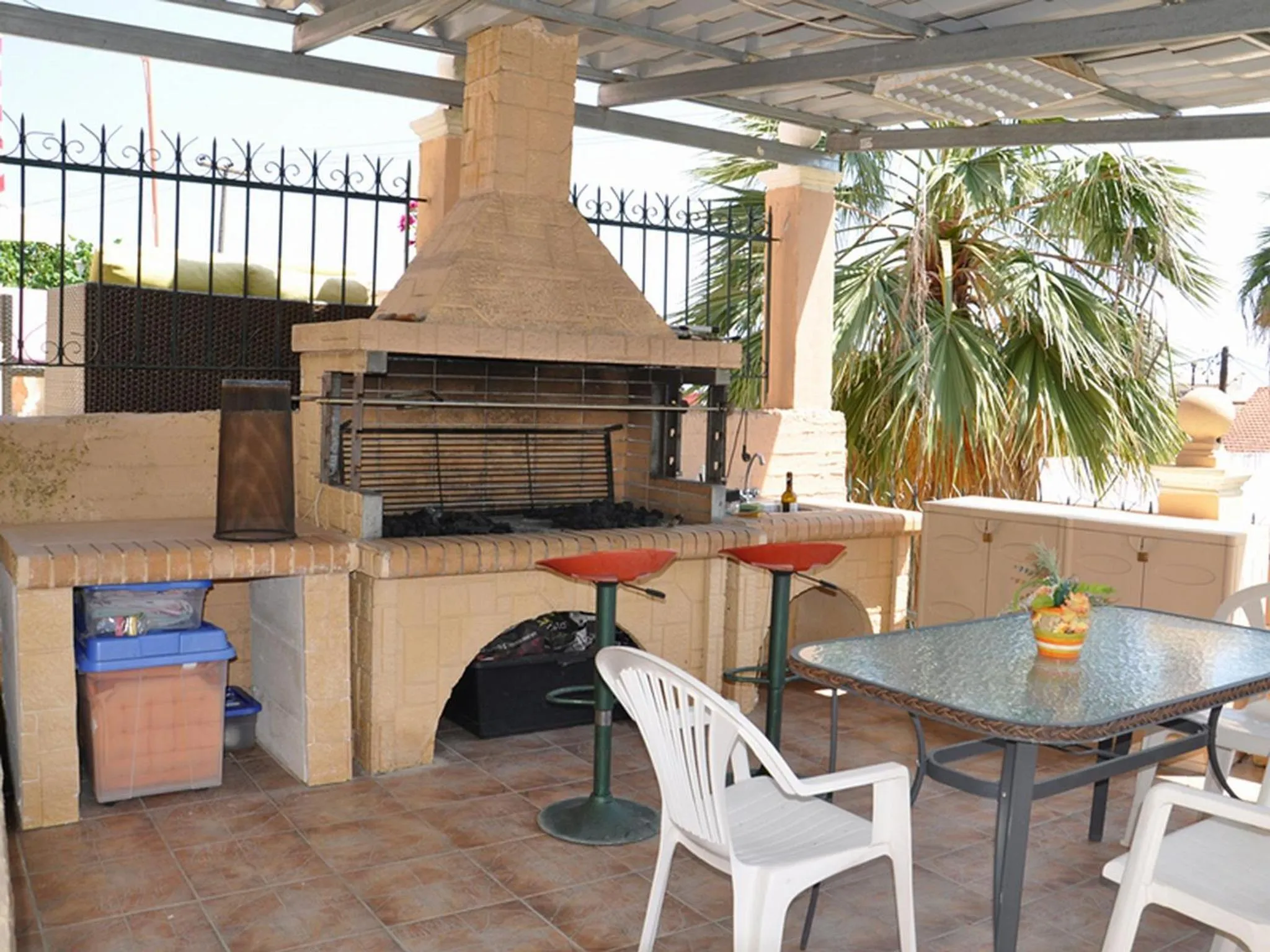 BBQ facilities in Corfu Sunflower Apartments