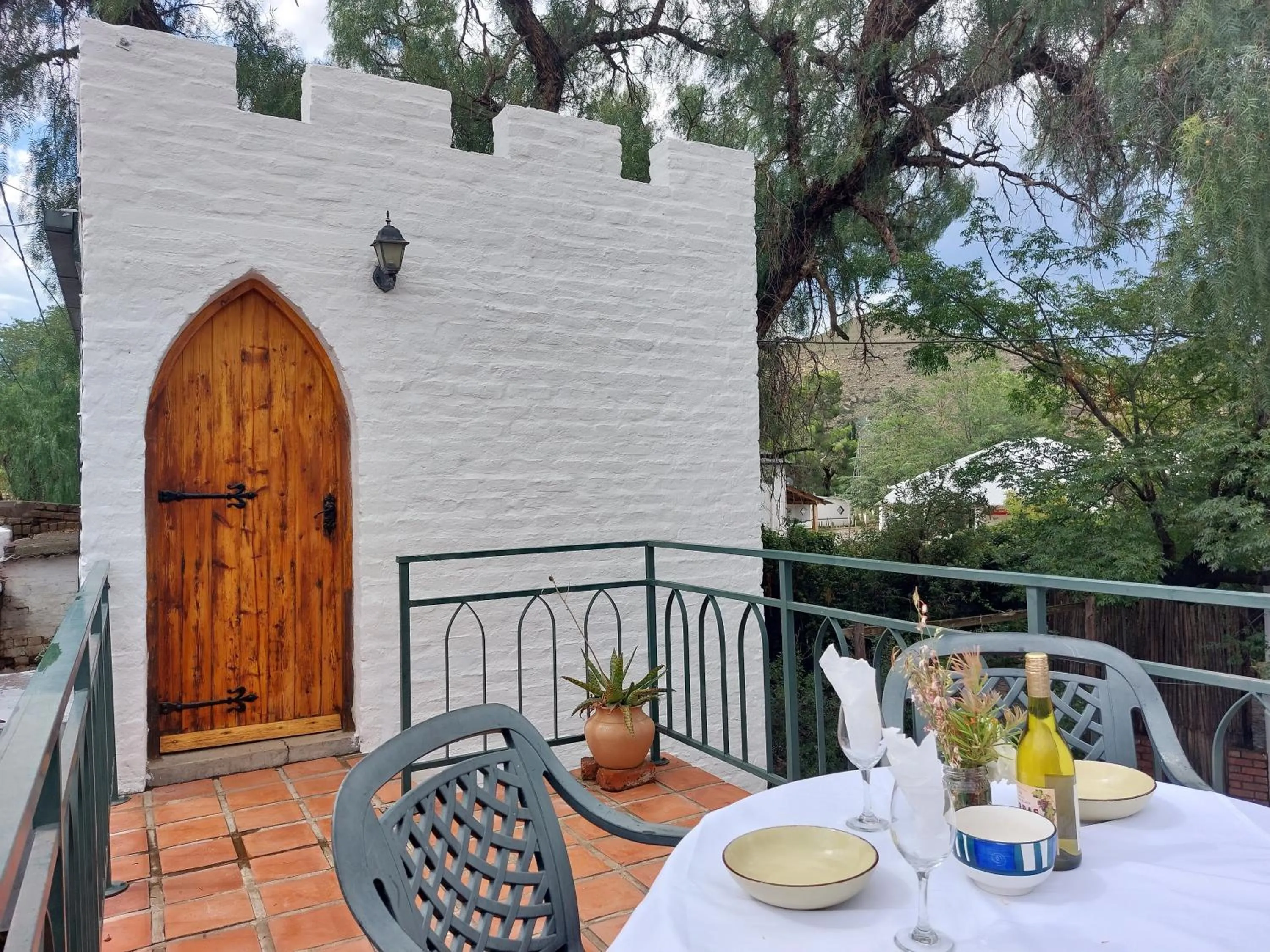 Balcony/Terrace in Bethesda Tower Accommodation