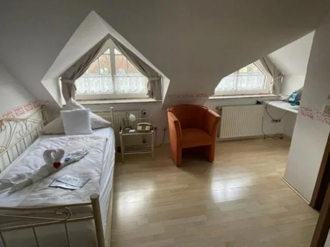 Photo of the whole room, Bed in Hotel Friesengeist
