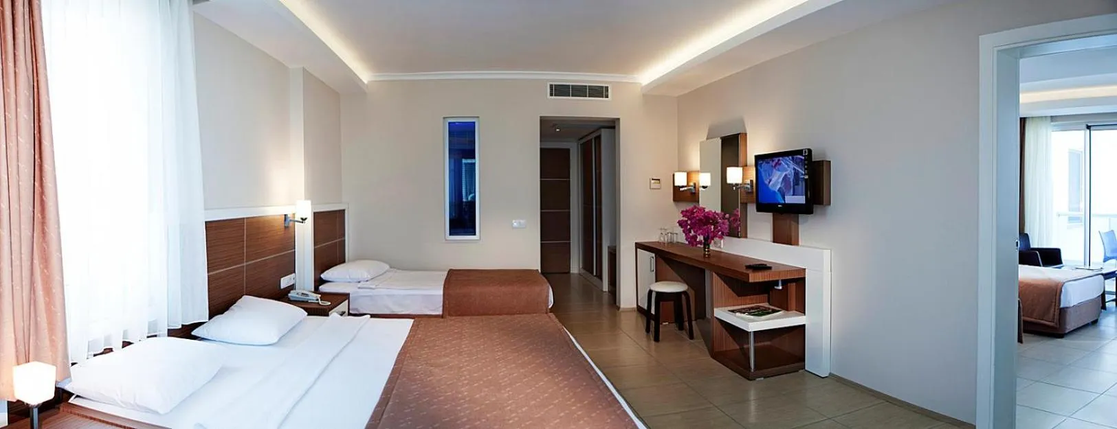 Bed in Venessa Beach Hotel