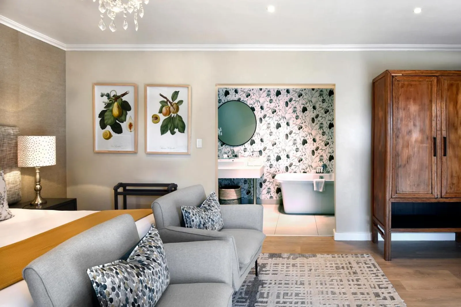 Seating area in Lavender Farm Boutique Guest House