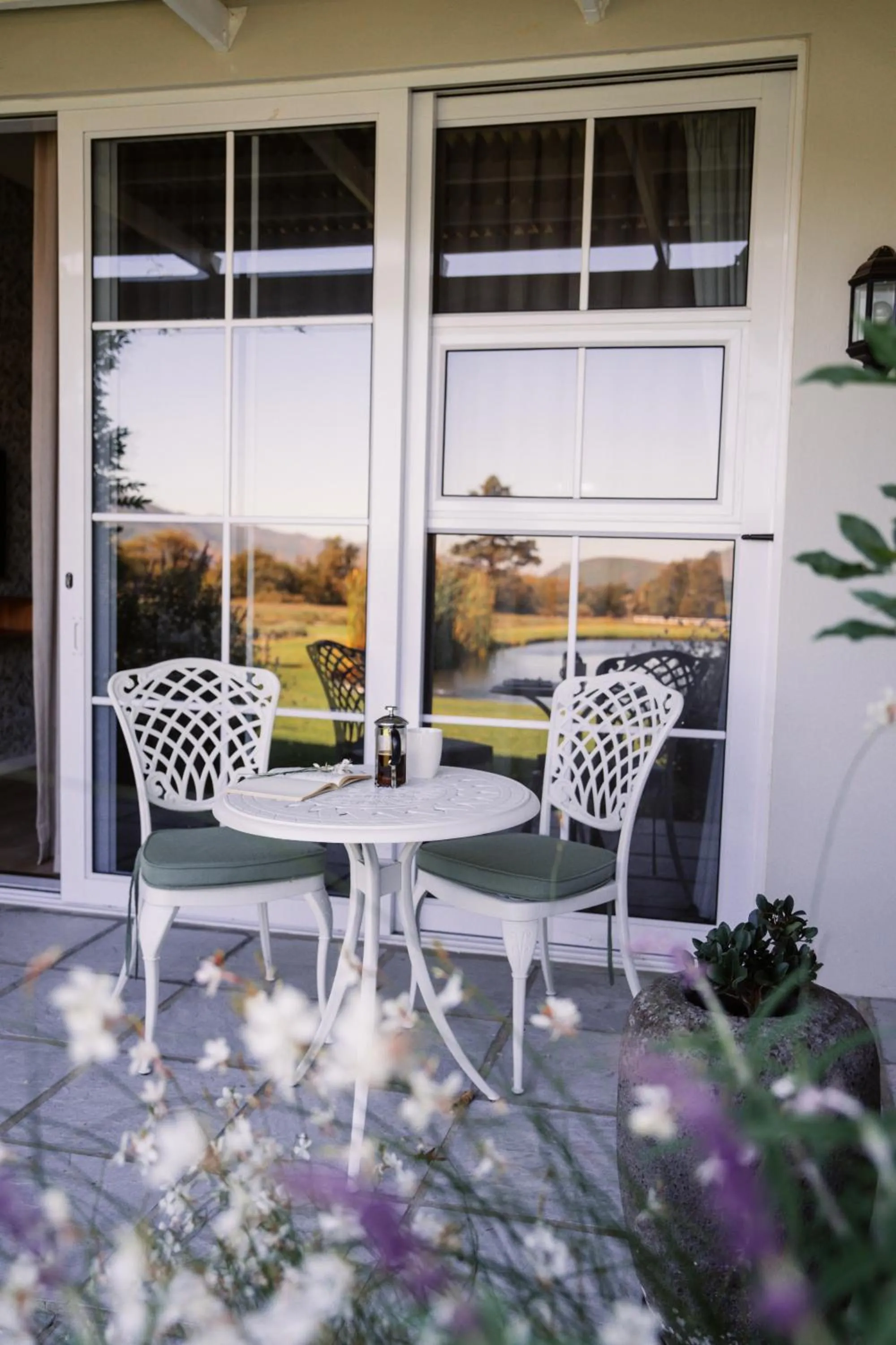 Patio in Lavender Farm Boutique Guest House