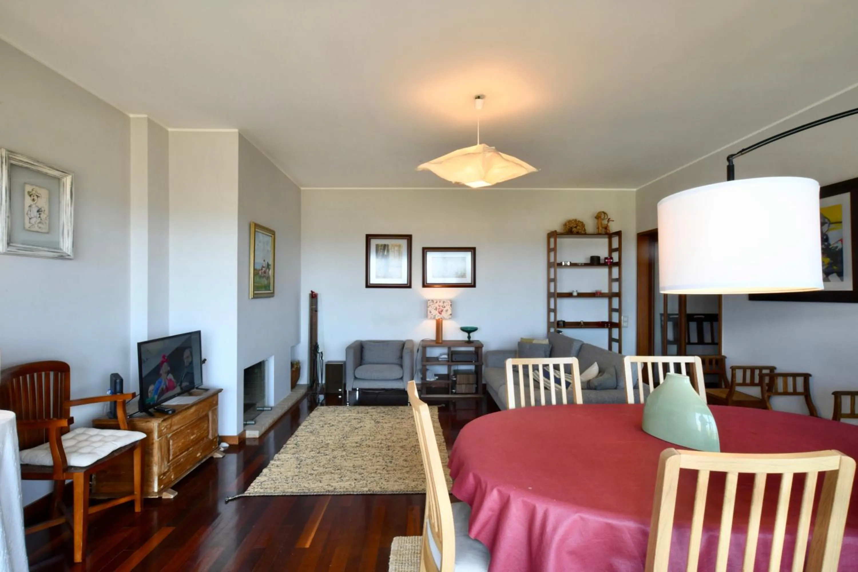 Living room in sunset@leçadapalmeira
