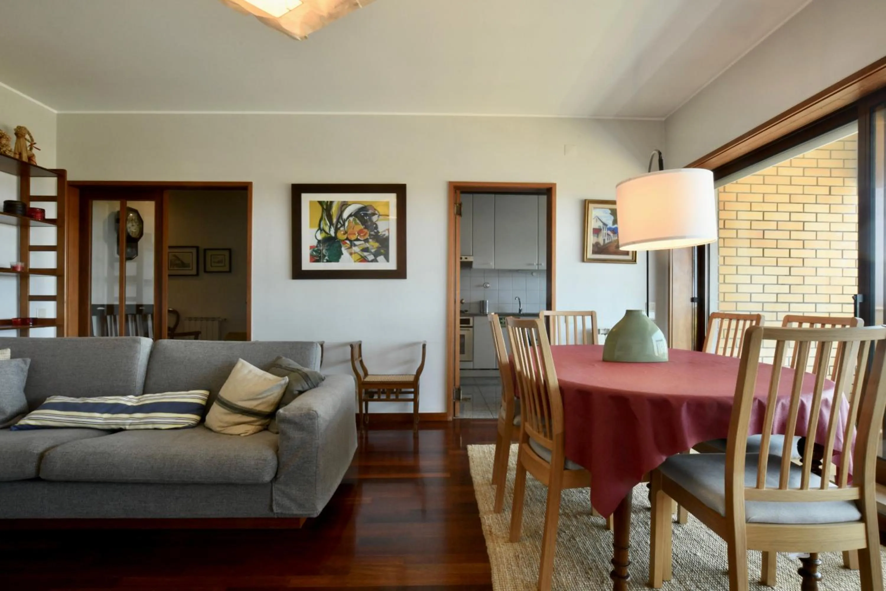 Living room in sunset@leçadapalmeira
