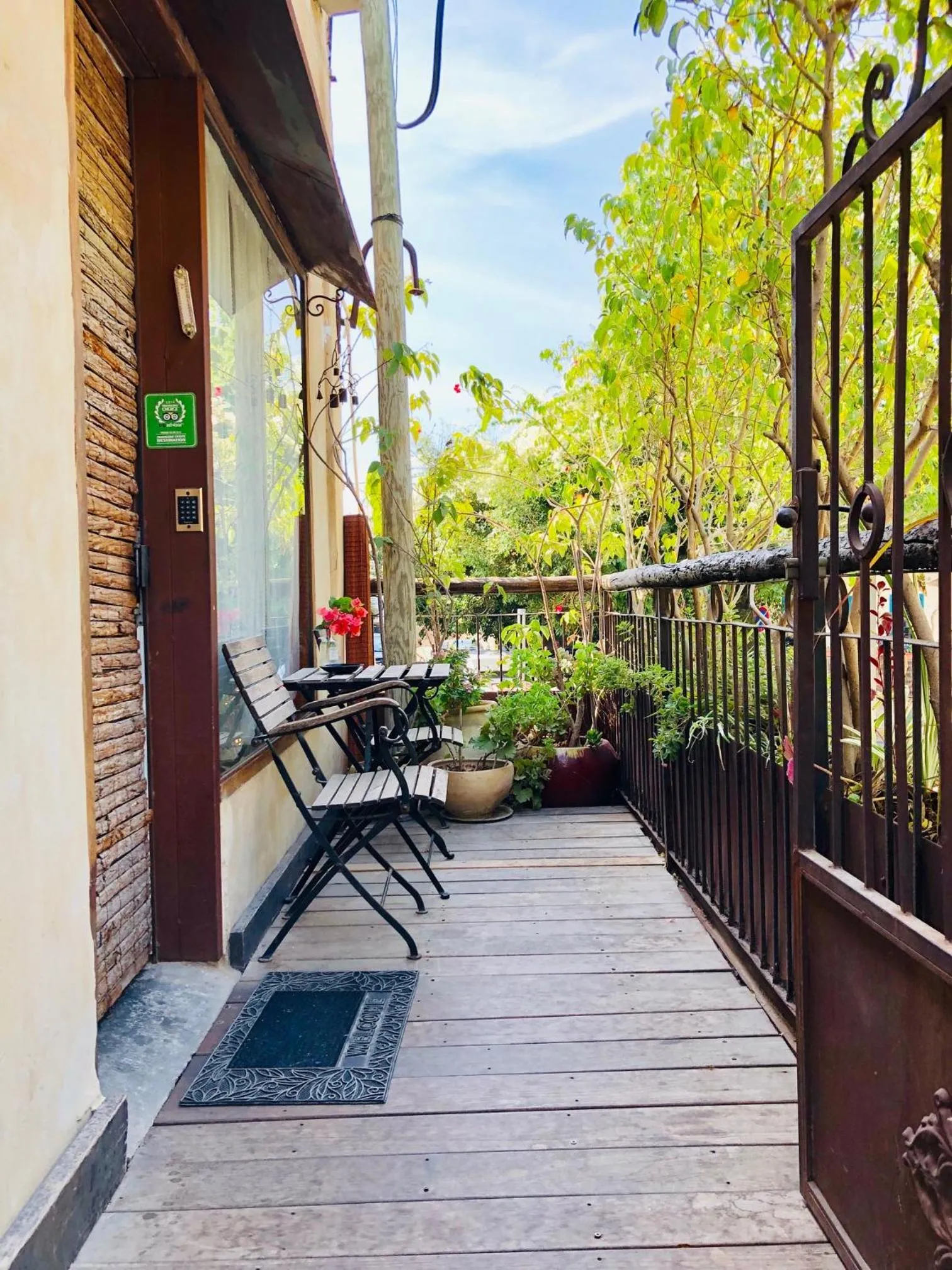 Patio in Trieste Neve Tzedek Boutique Suites Tel Aviv