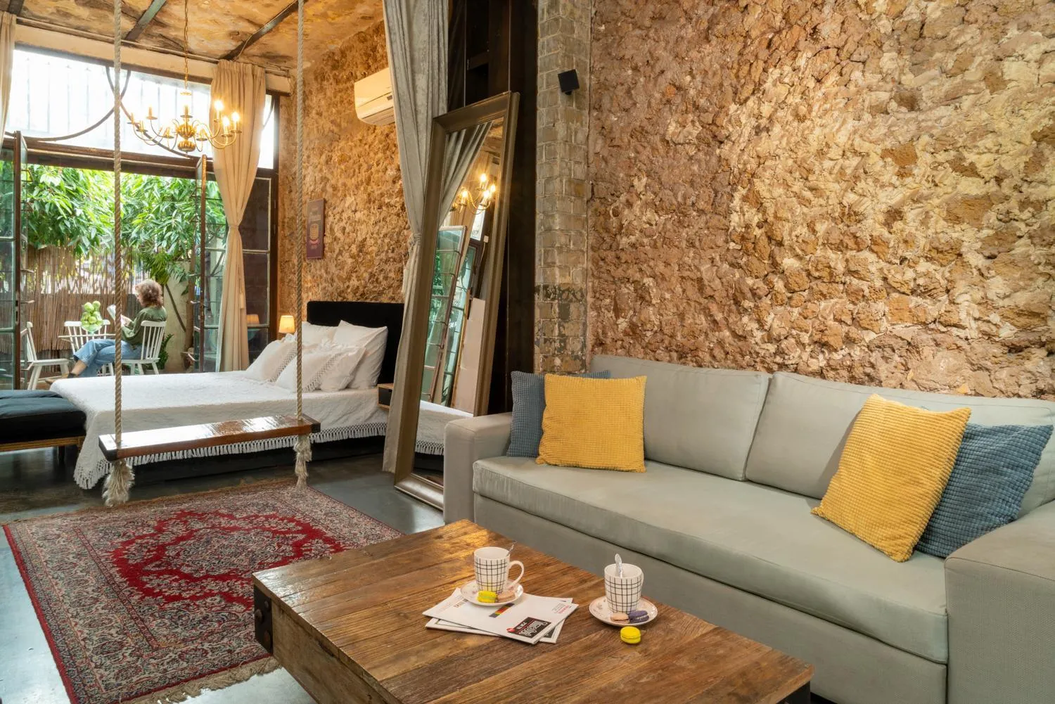 Living room in Trieste Neve Tzedek Boutique Suites Tel Aviv