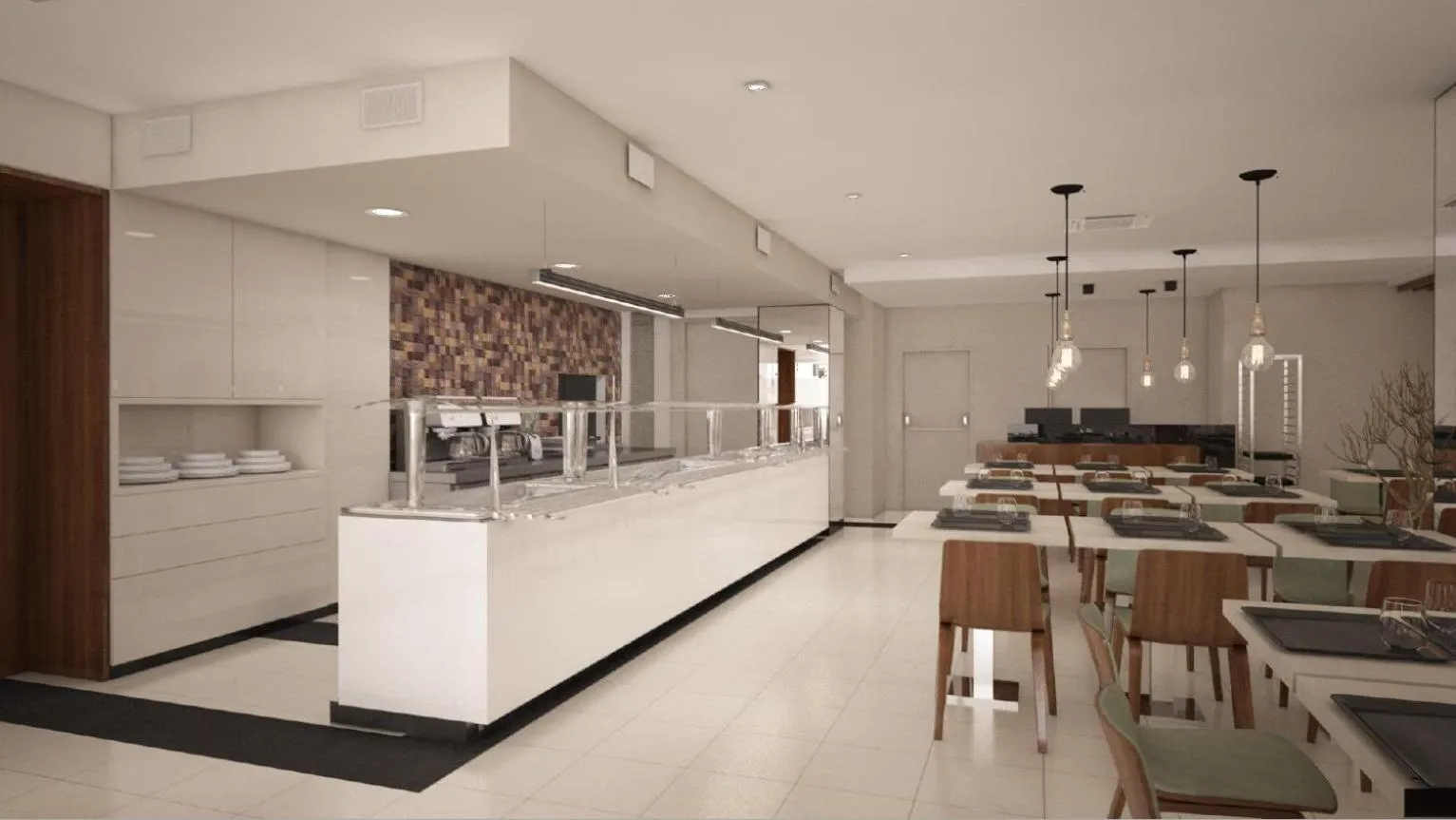 Restaurant/places to eat in Hotel 4 Estações