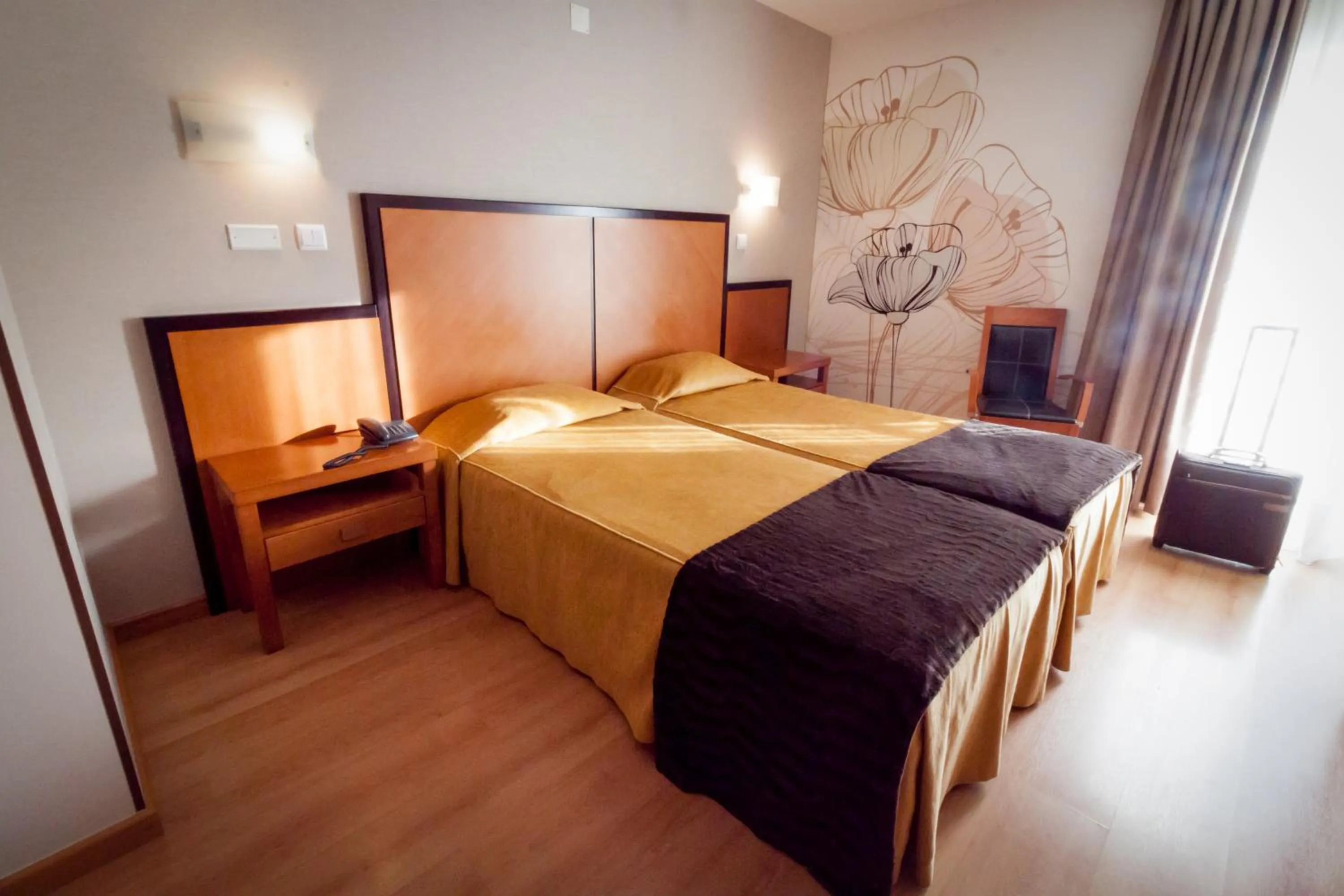 Bed in Hotel 4 Estações