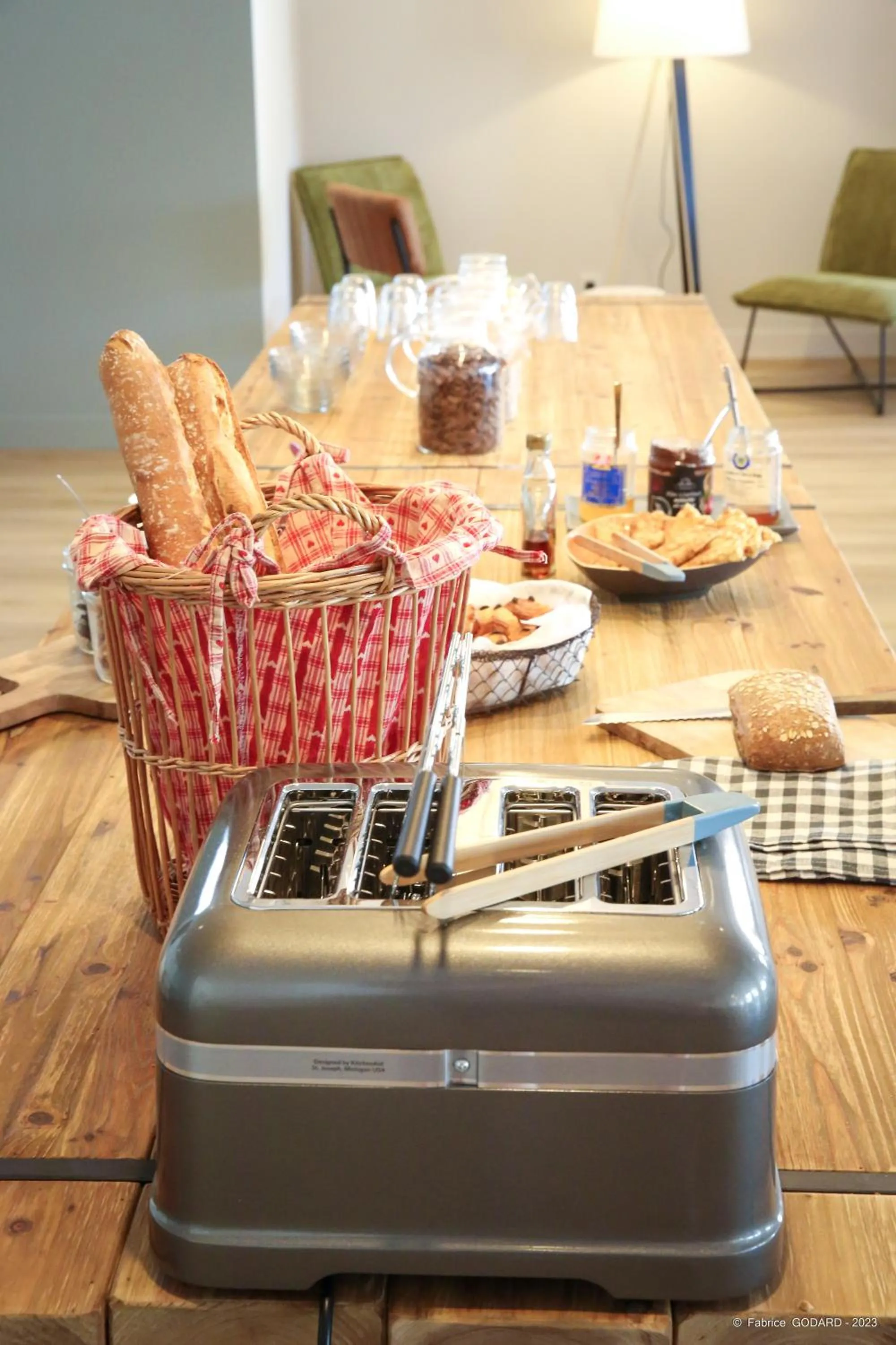 Breakfast in Hôtel Le Refuge des Sources