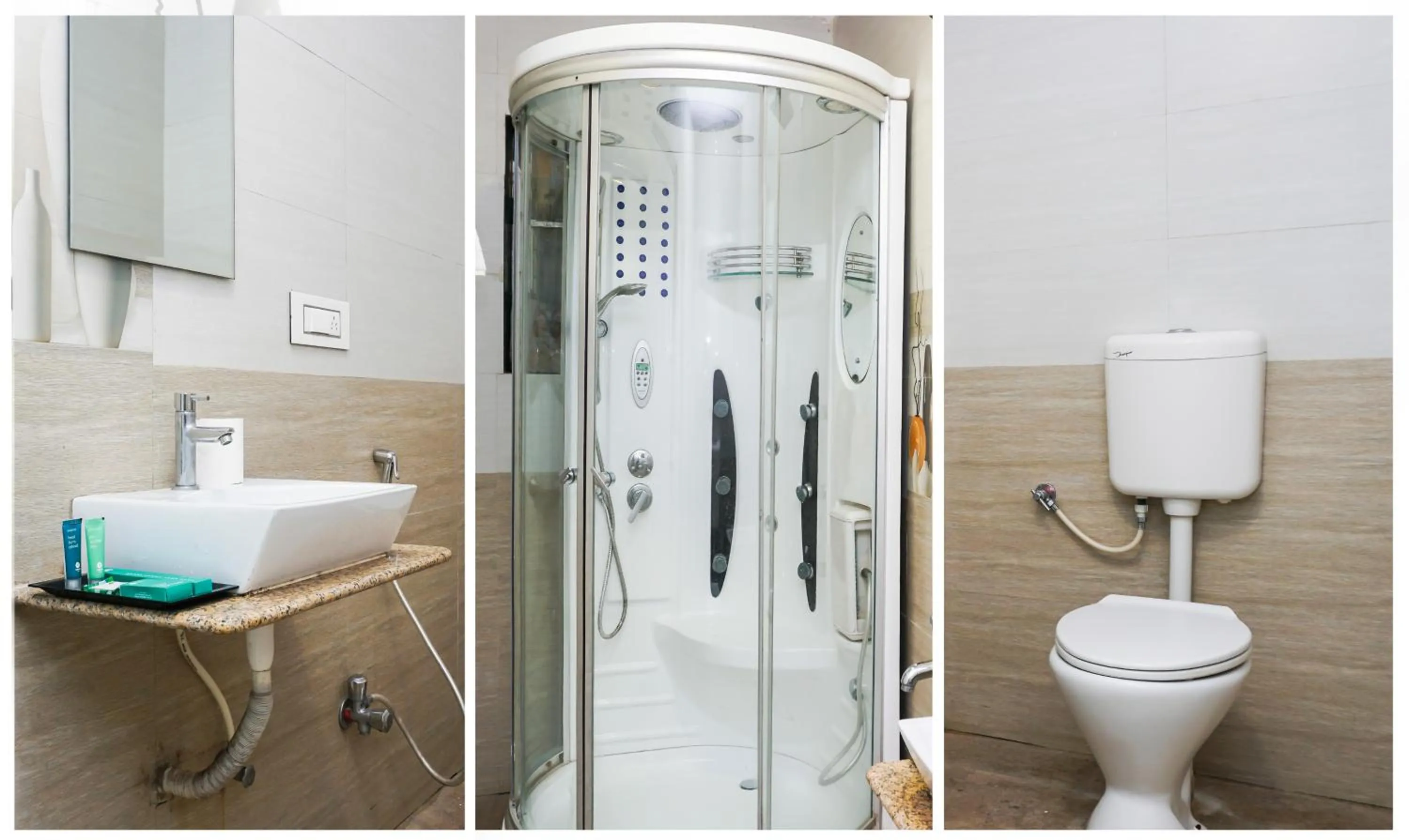 Bathroom in Treebo Hillway Inn Main Market