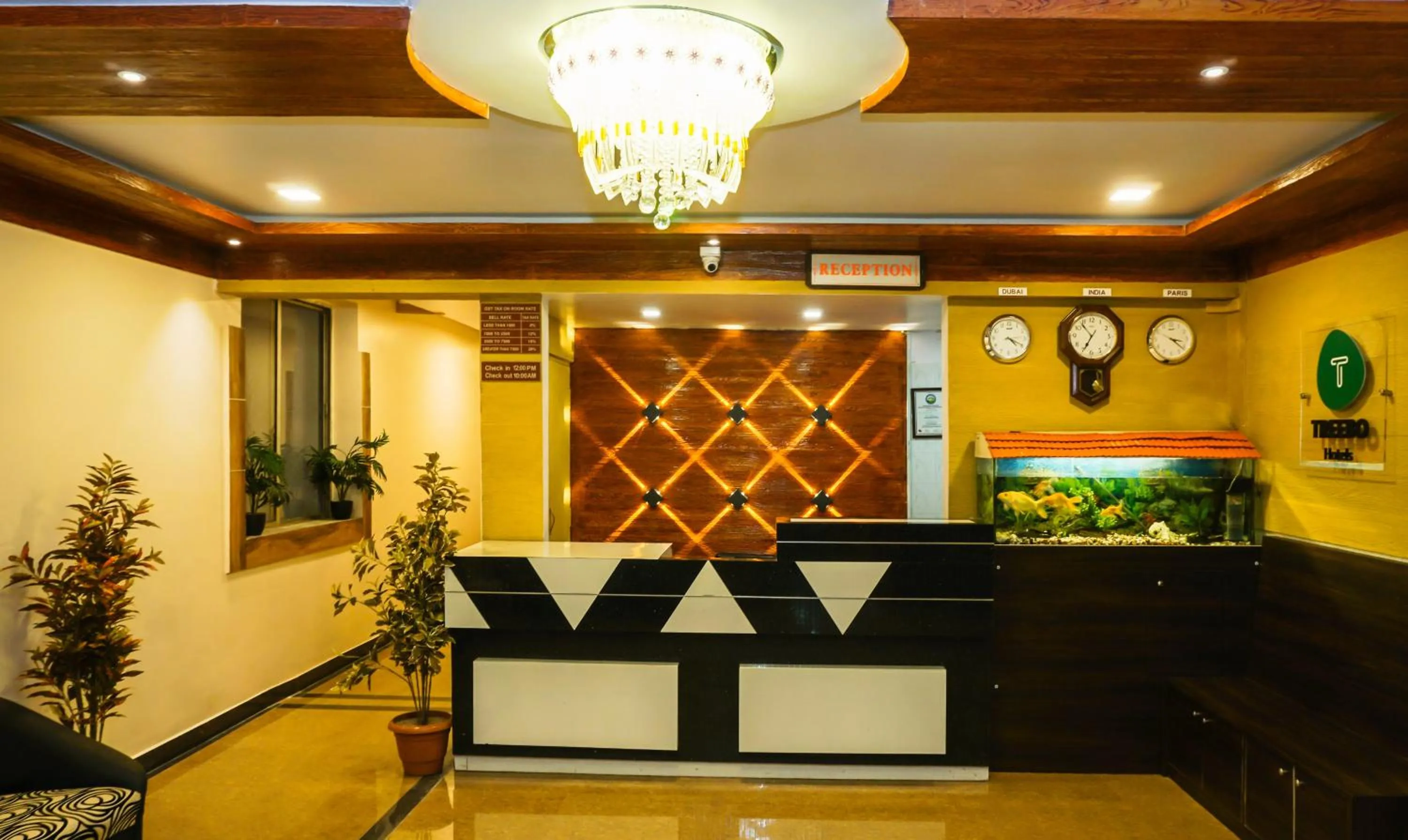 Lobby or reception in Treebo Hillway Inn Main Market