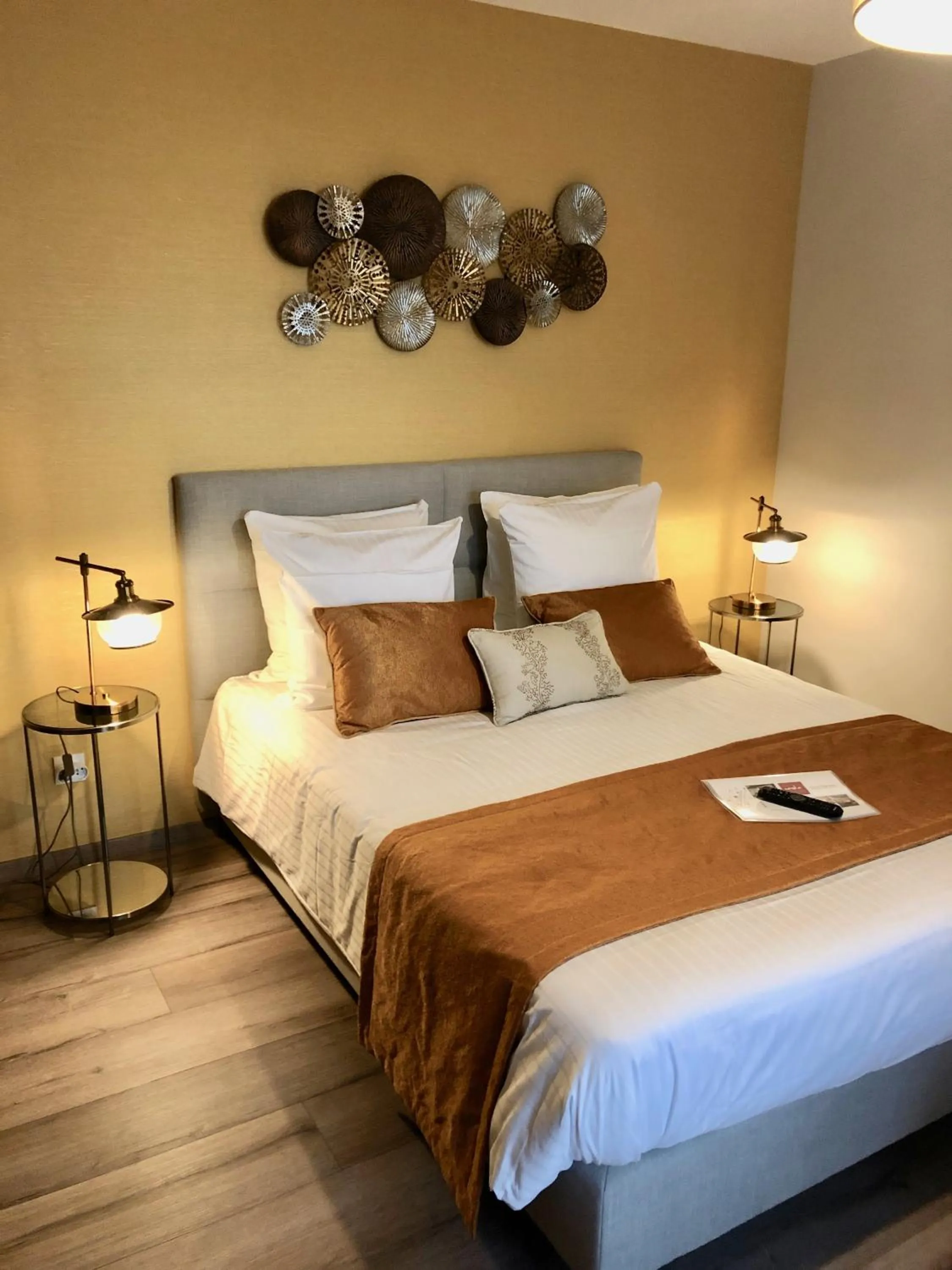 Bed in Maison d hotes Coeur de Village Alsace & spa